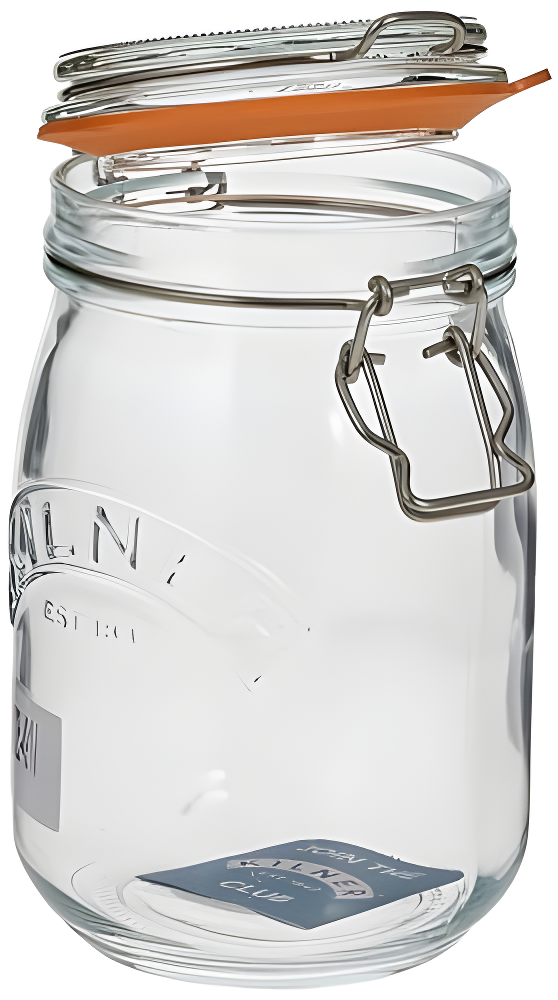 Kilner Round Swing Top Glass Jar | 1L