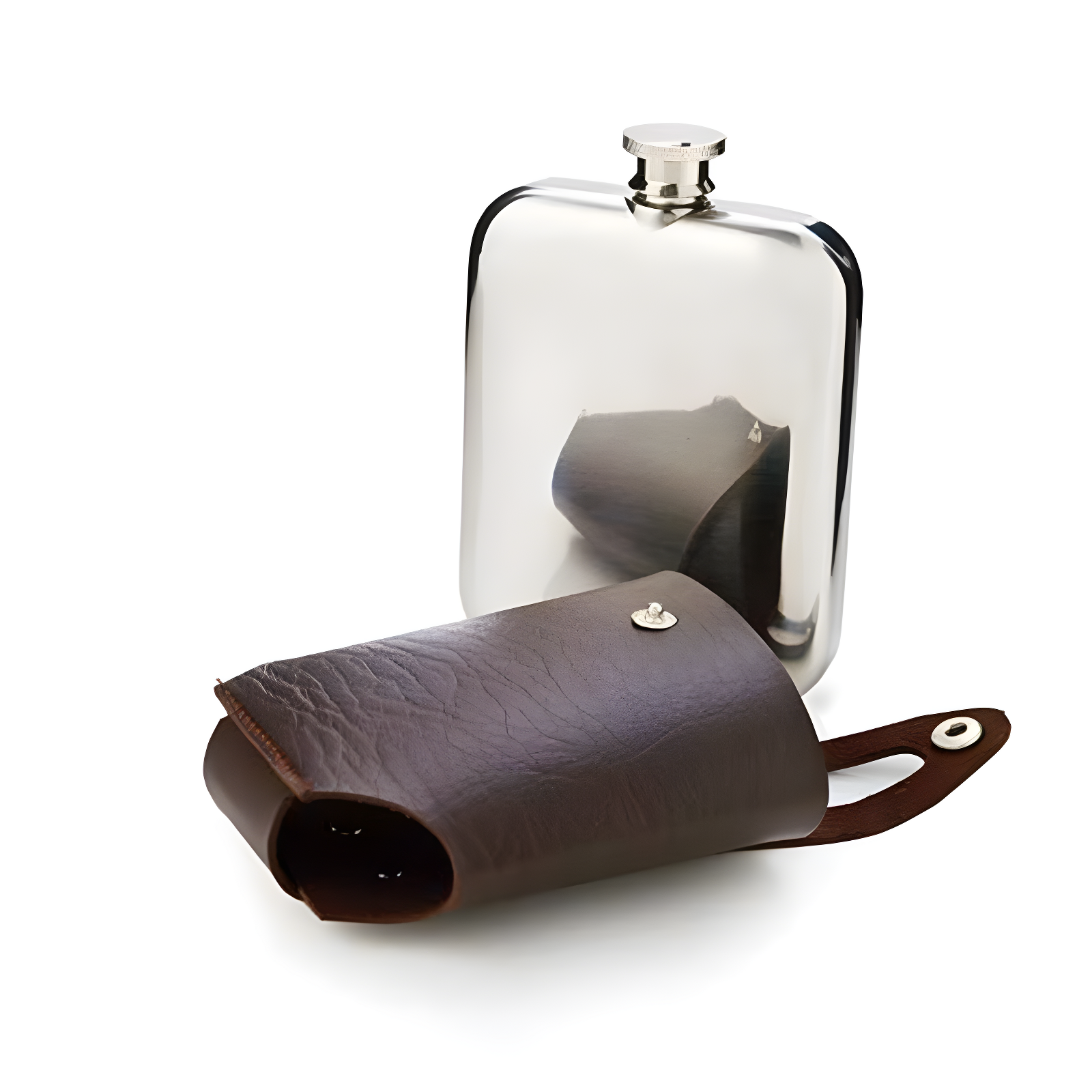 Viski Admiral Stainless Steel Flask and Traveling Case