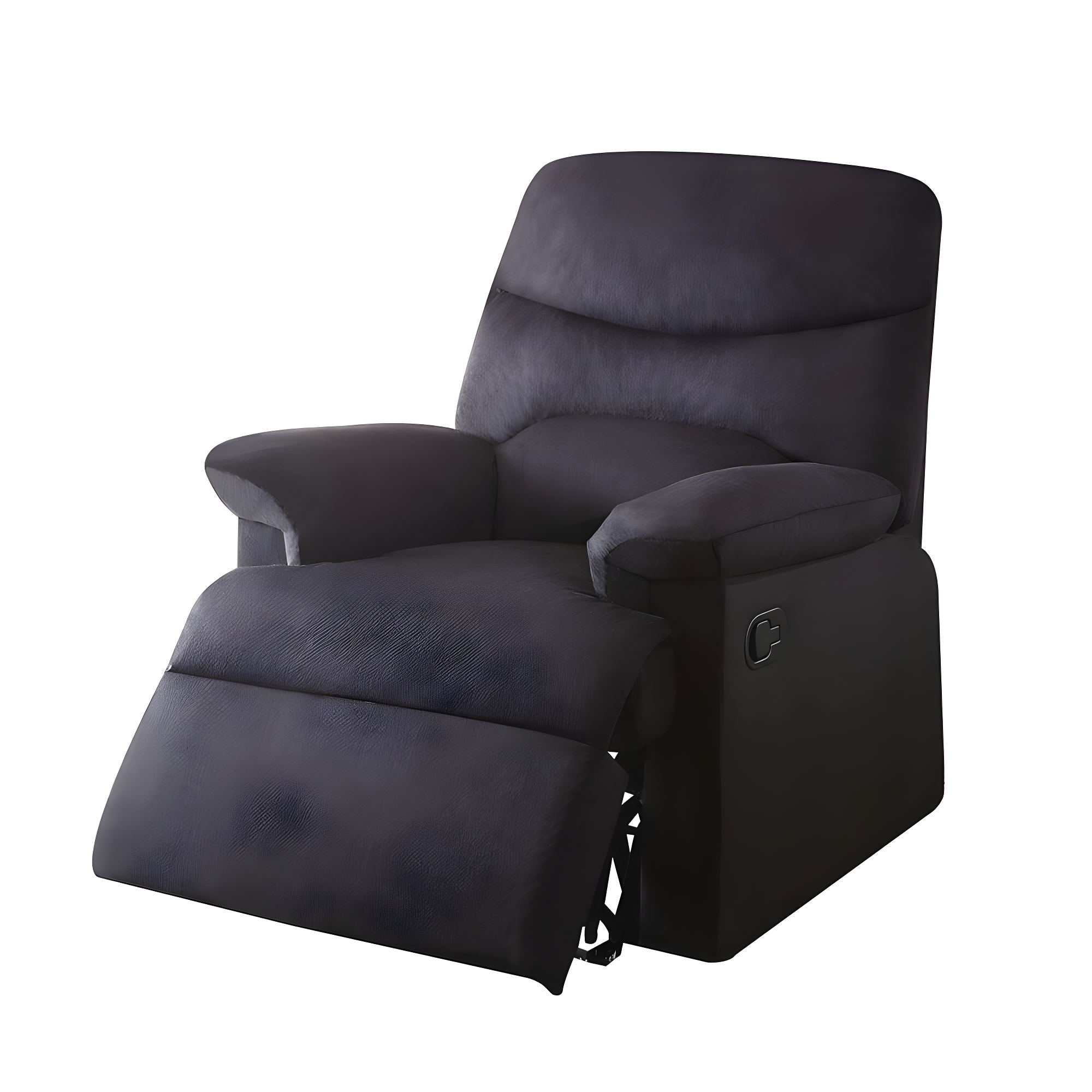 Oakwood Woven Fabric Recliner, Black