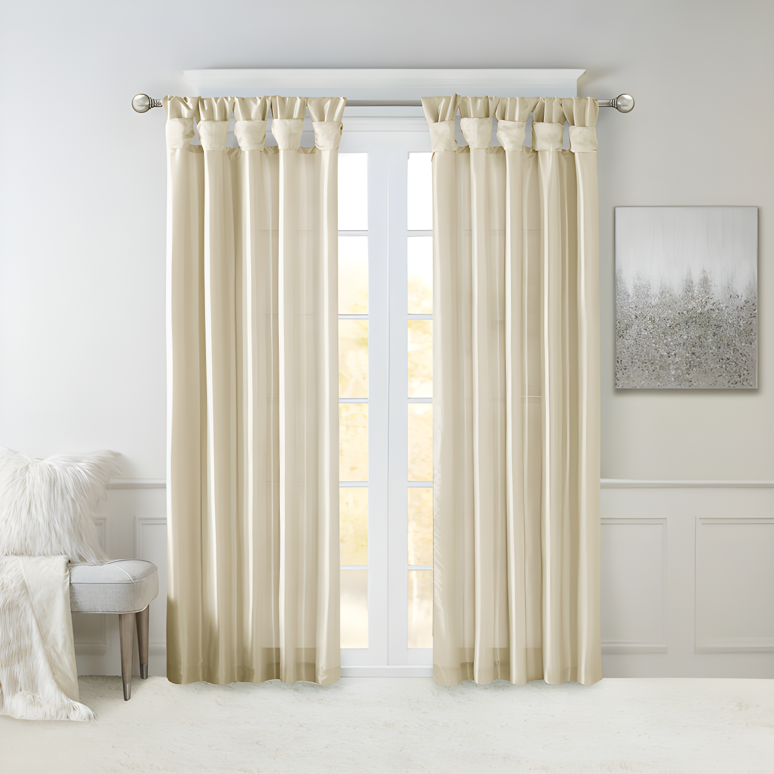 Madison Park Rivau Light-Filtering Single Curtain Panel