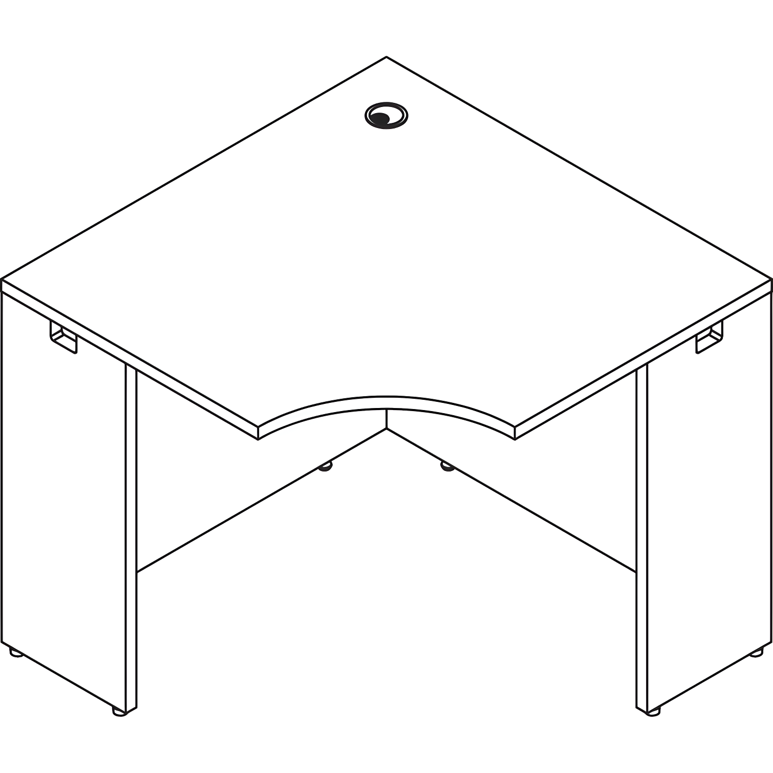 Essentials Series Corner Desk