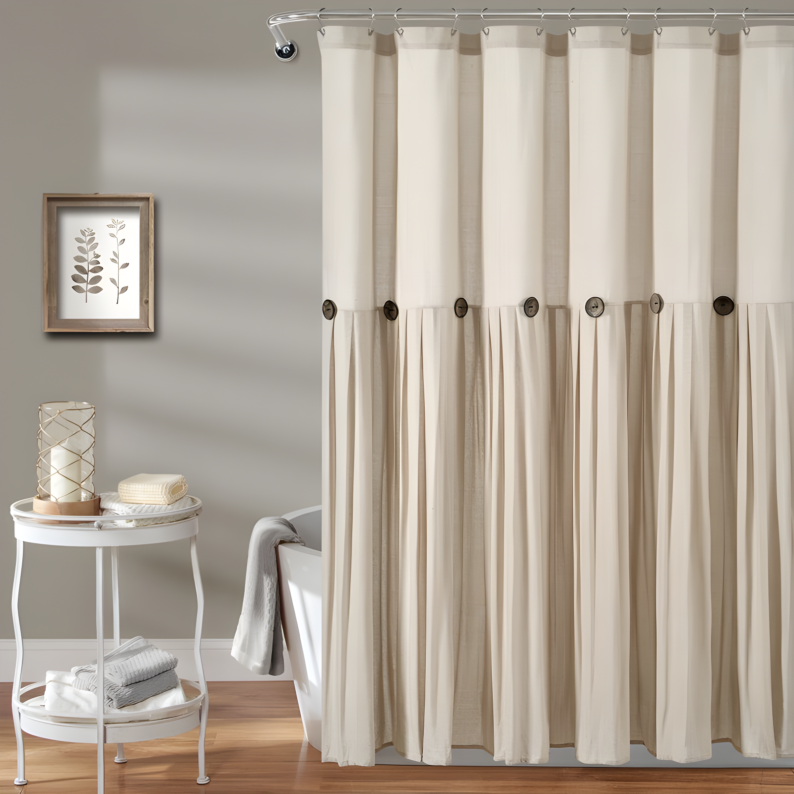 Lush Decor Beckham Shower Curtain