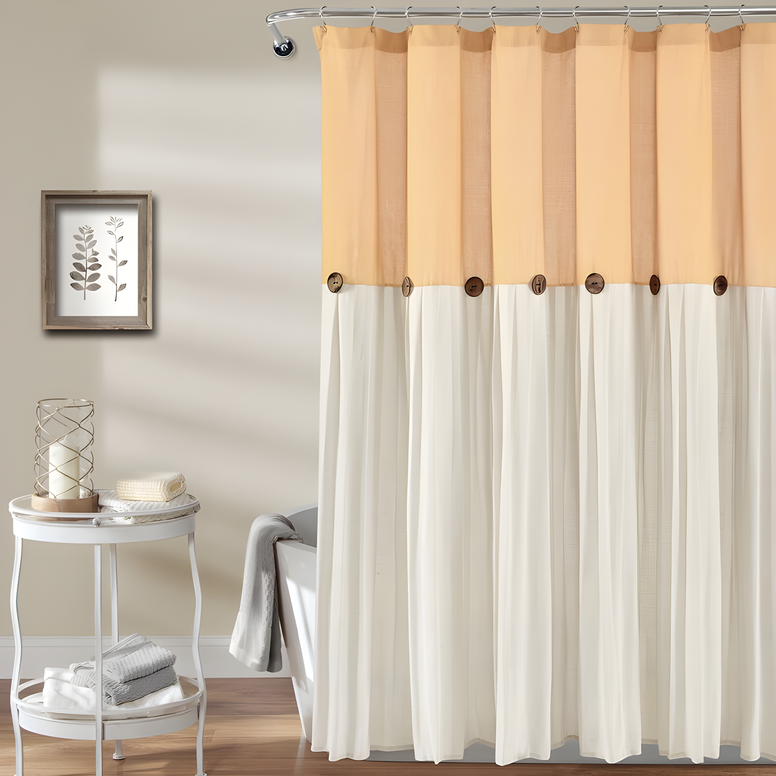 Lush Decor Beckham Shower Curtain