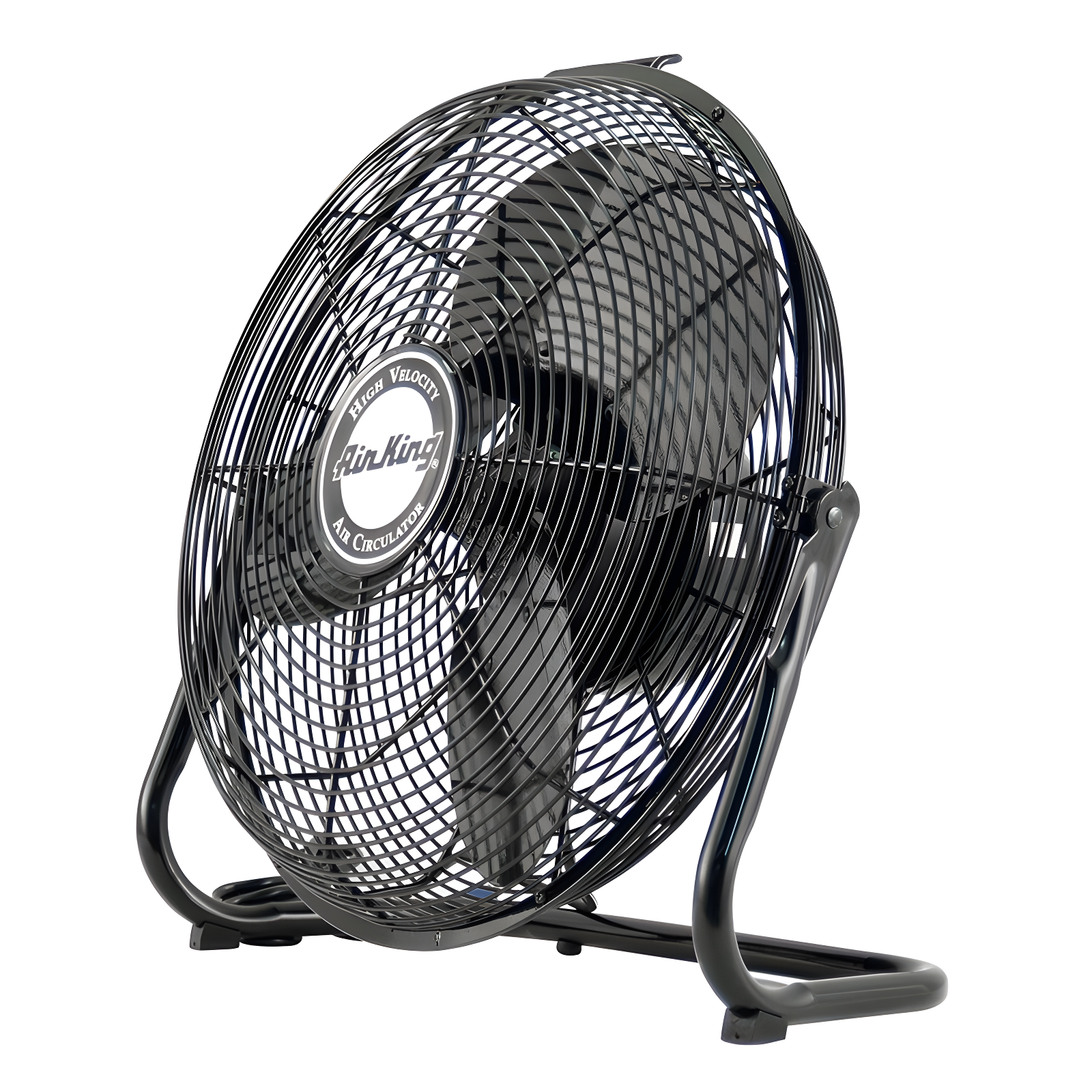 Air King 3-Speed Indoor Industrial Open Motor Pivoting Floor Fan