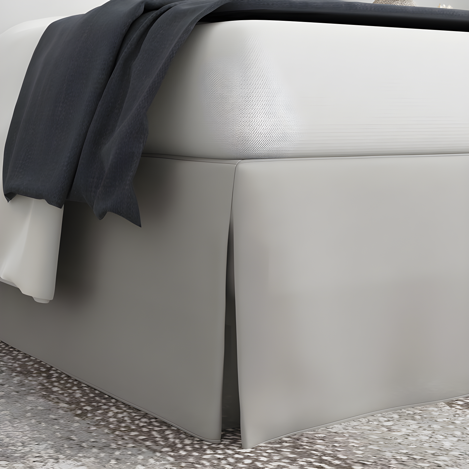 Pleated Wrinkle Resistant Wrap Around Bed Skirt