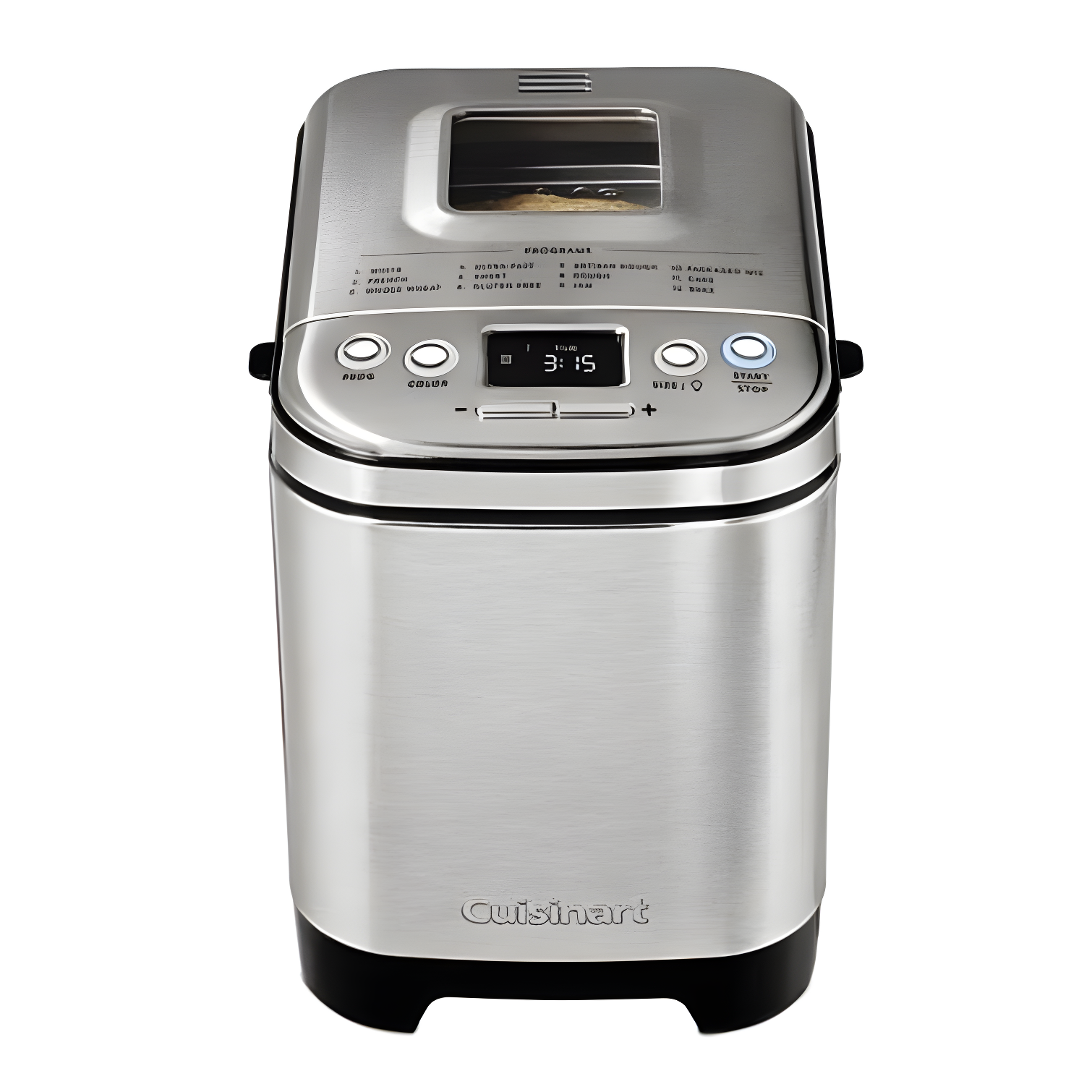 Cuisinart Bread Maker Machine, Compact and Automatic, Customizable Settings, Up to 2lb Loaves