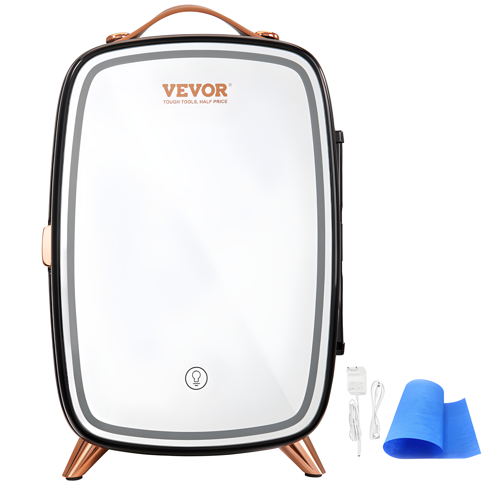 VEVOR 0.21 Cubic Feet Portable Countertop Mini Fridge