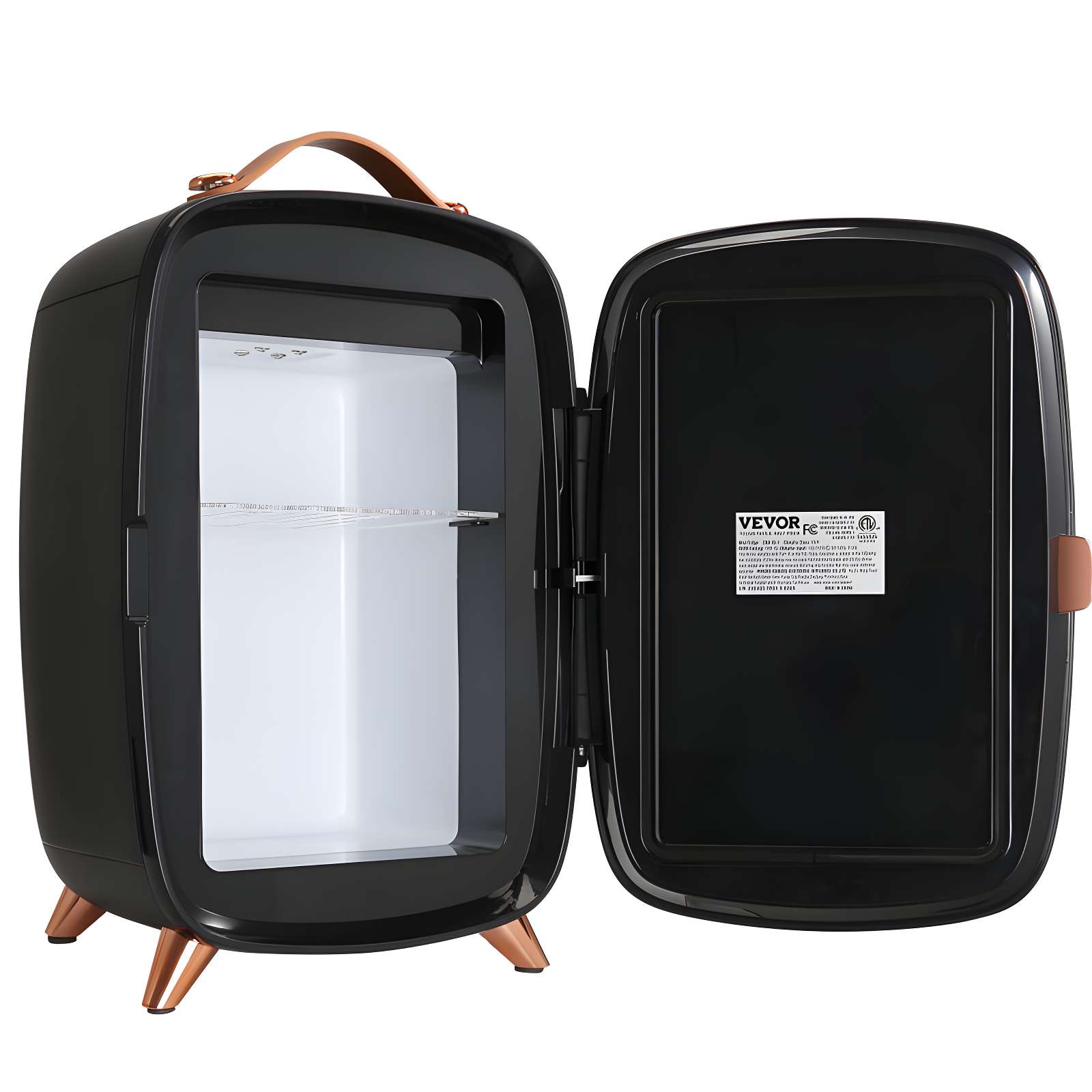 VEVOR 0.21 Cubic Feet Portable Countertop Mini Fridge