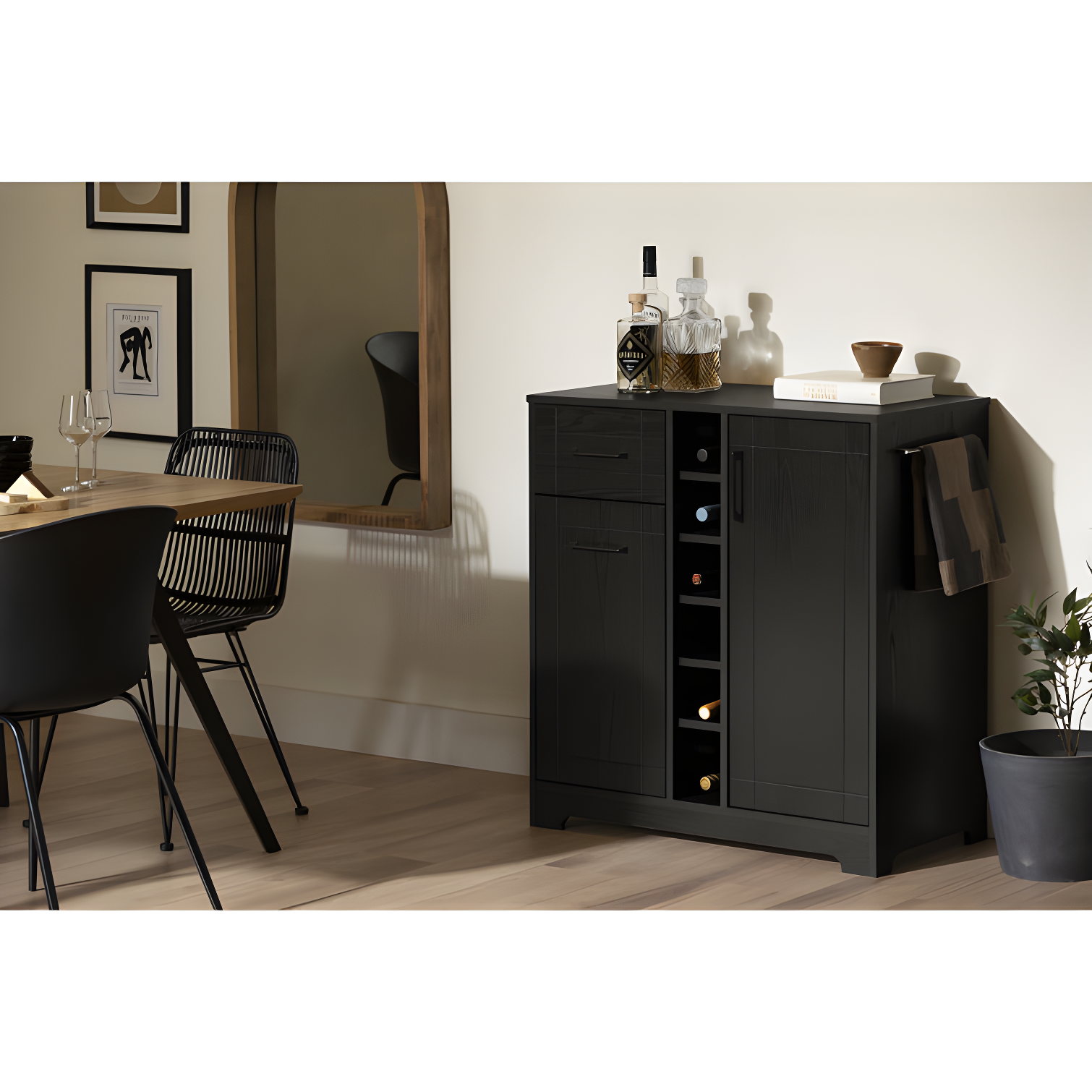 Vietti 35.63'' Bar Cabinet