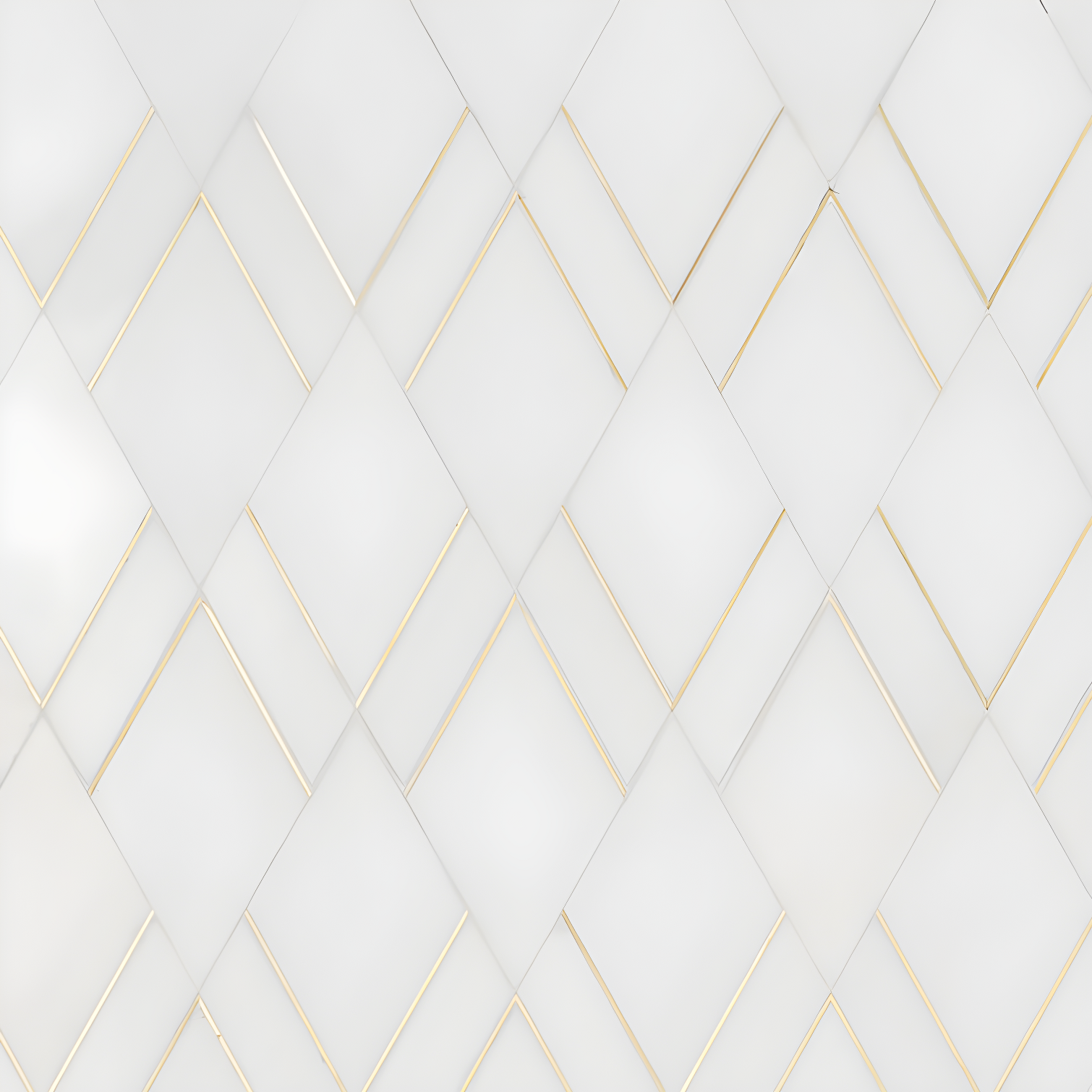 Mehko 11.81 in. x 14.96 in. Polished Marble and Brass Wall Tile