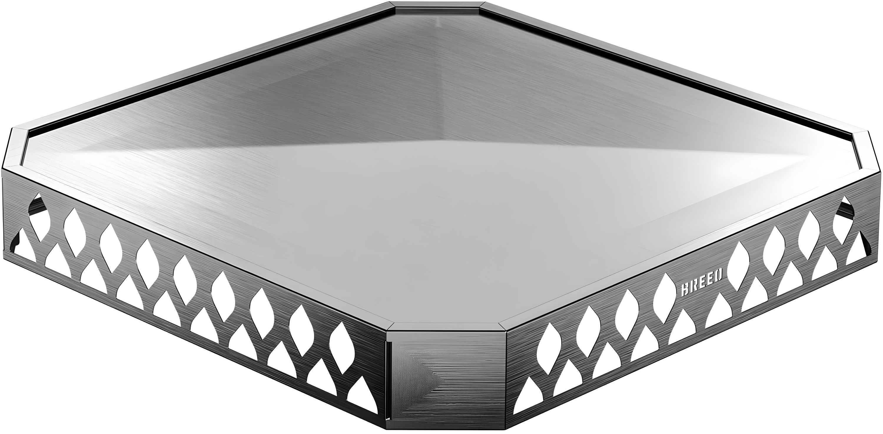 Stainless Steel Hexagonal Fire Pit Base for 30-Inch Fire Pits