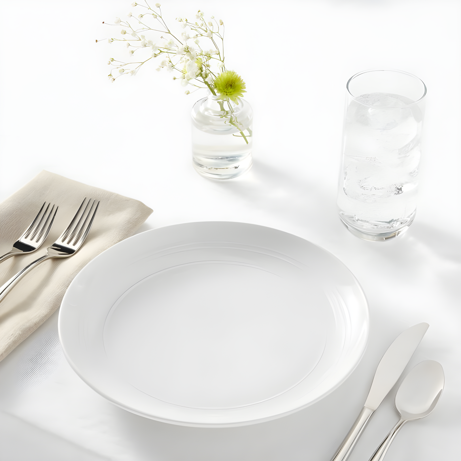 10" Stoneware Westfield Dinner Plate White - Threshold™