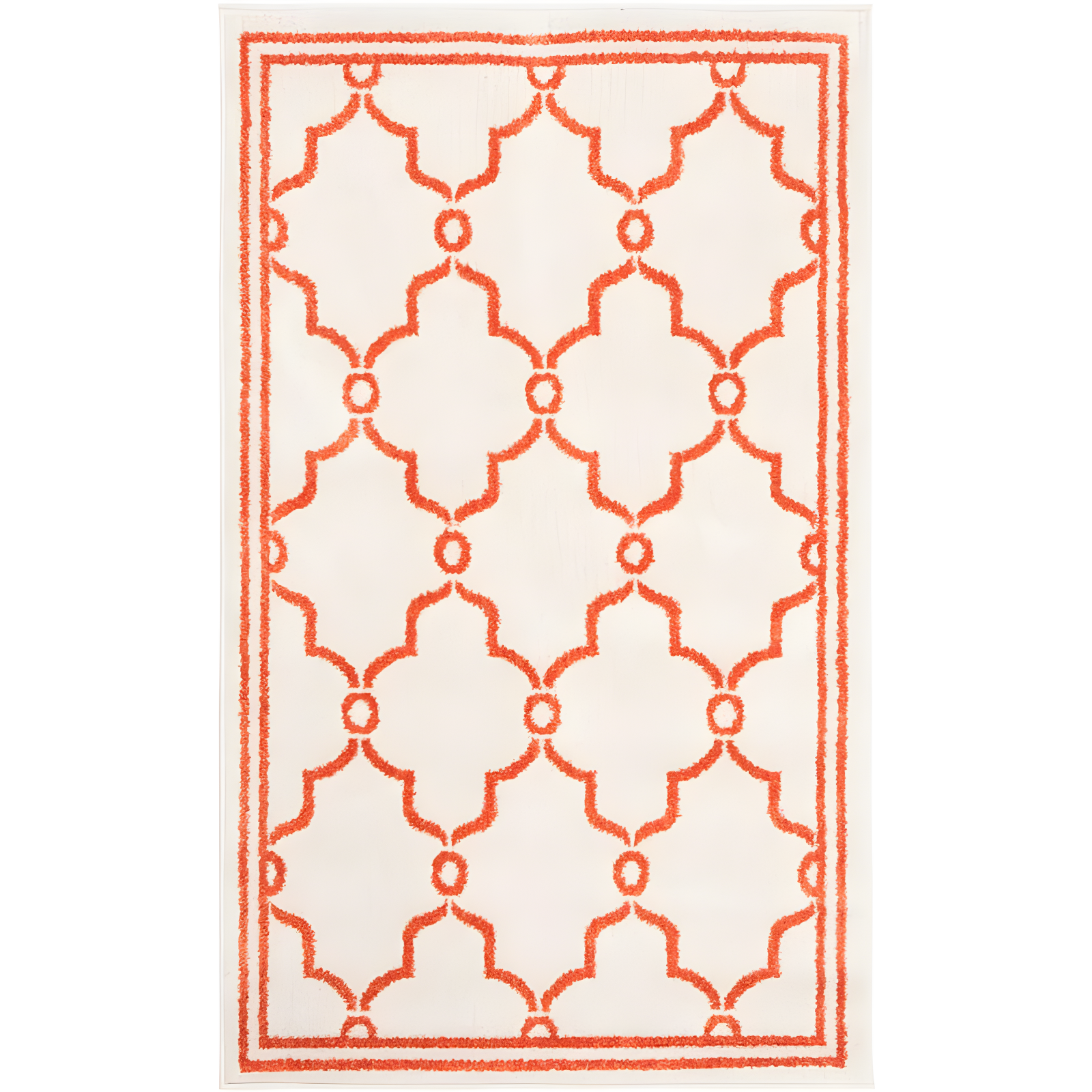 Amherst AMT414 Power Loomed Indoor Accent Rug - Beige/Orange - 3'x5' - Safavieh