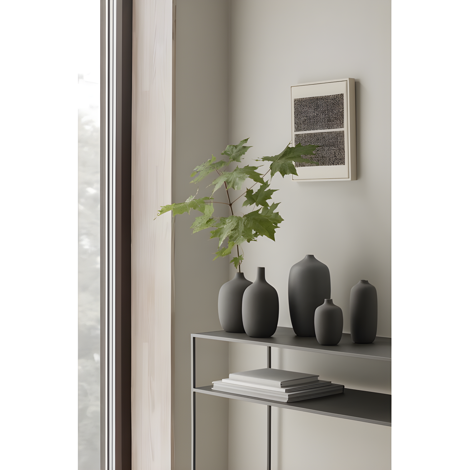 CEOLA Ceramic Table Vase 7.1''
