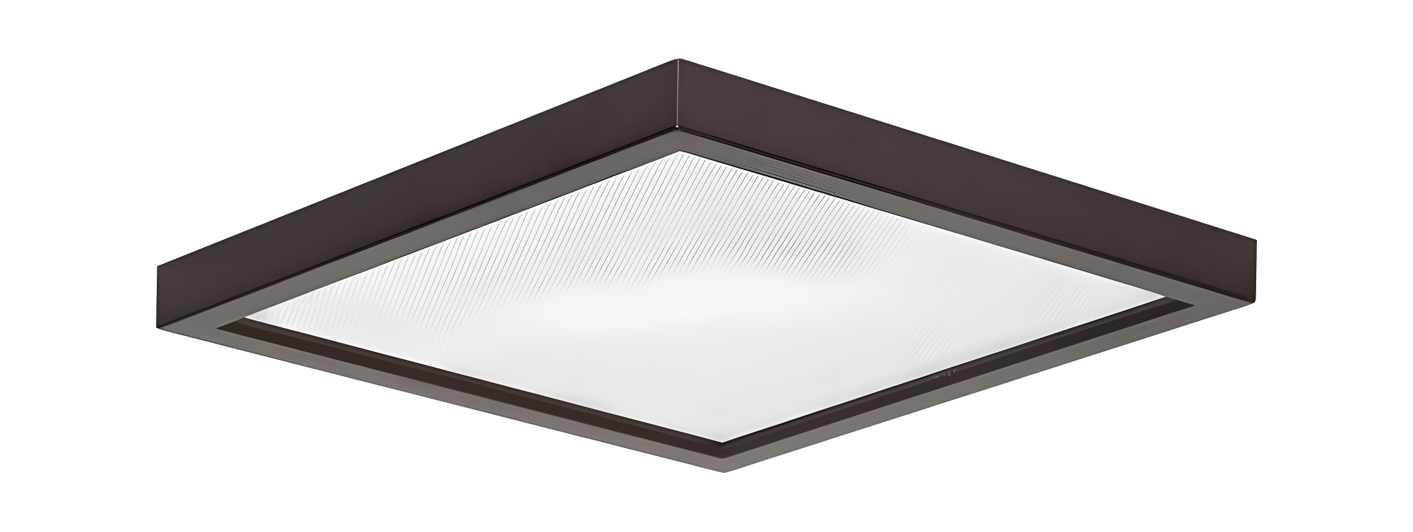 Amax Lighitng, Inc. Amax Lighting LED Edge lit square light Dimmable 18W in White Finish Bronze