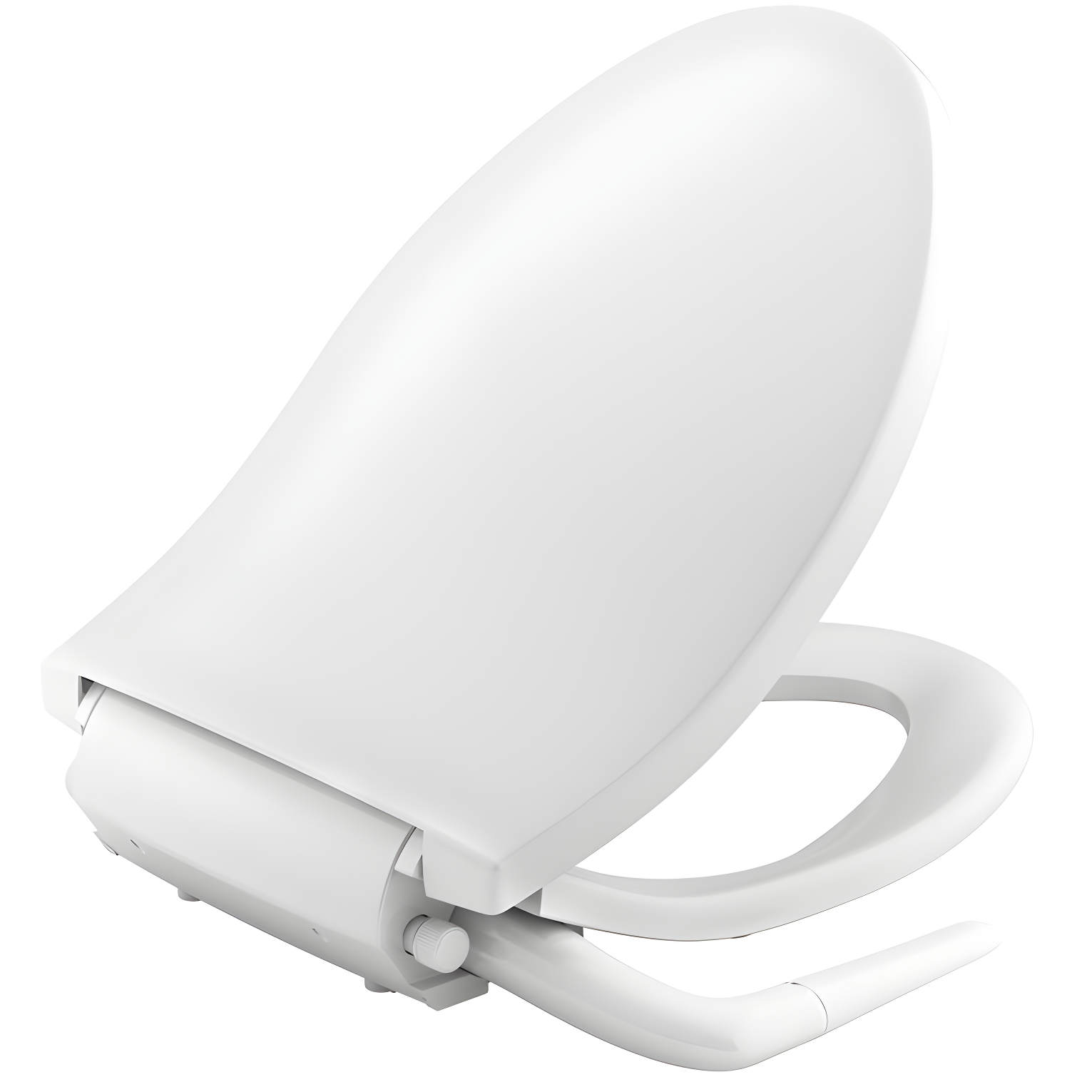 PureWash M250 Elongated Bidet Toliet Seat, Manual Non-Electric Bidets for Existing Toilets