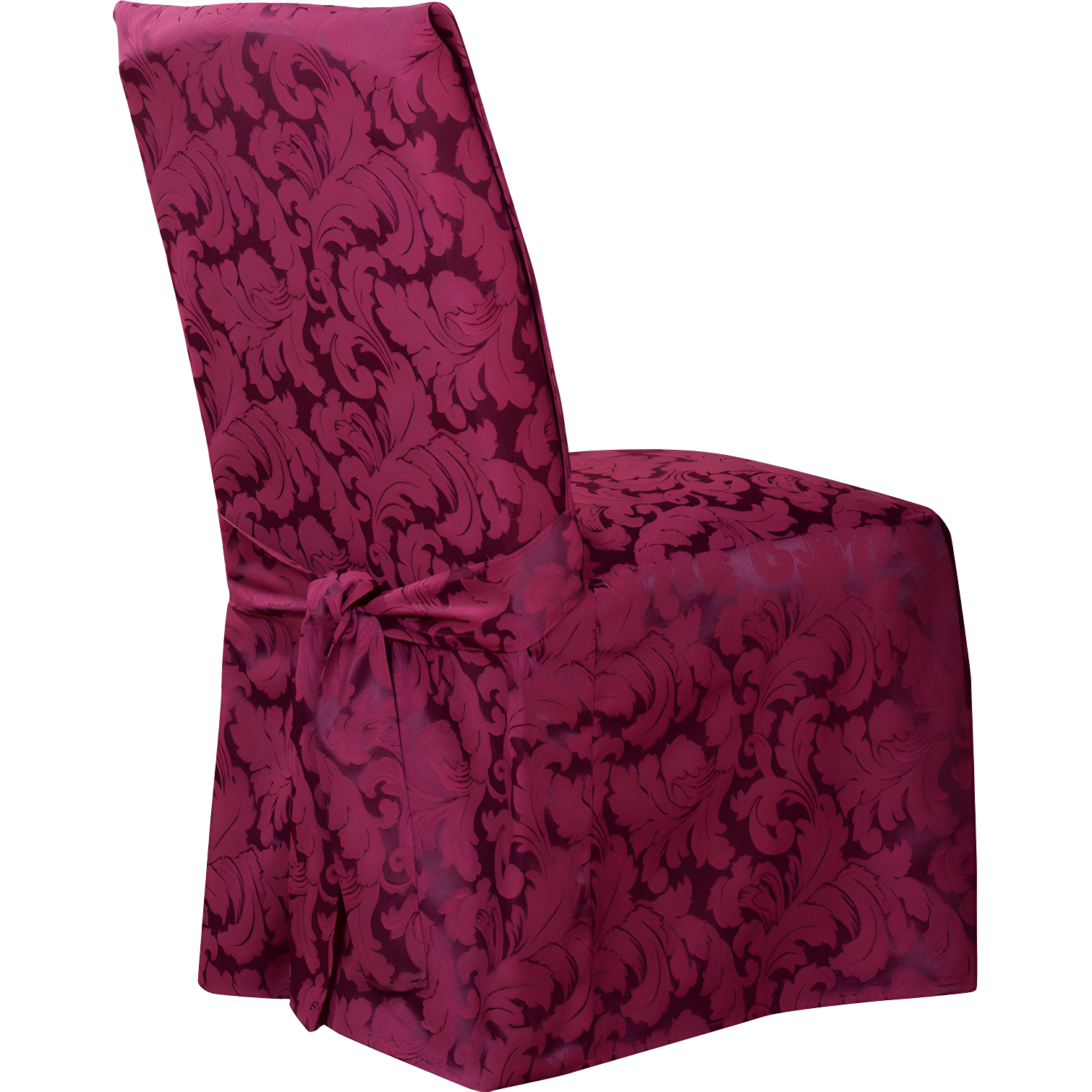 Scroll Classic Box Cushion Dining Chair Slipcover