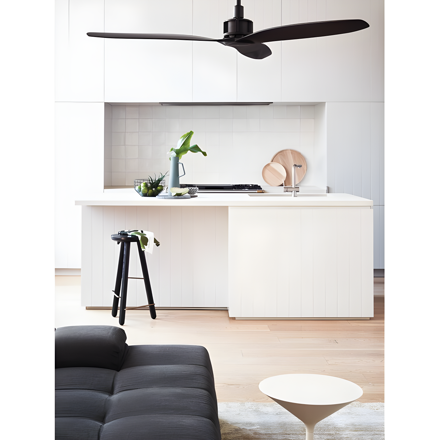 52" Zelda 3 - Blade Standard Ceiling Fan with Remote Control
