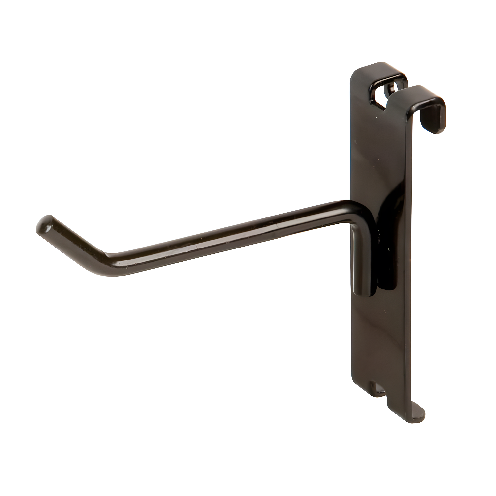 Econoco BLK/H4 Steel Slatwall Hooks (Set of 96)
