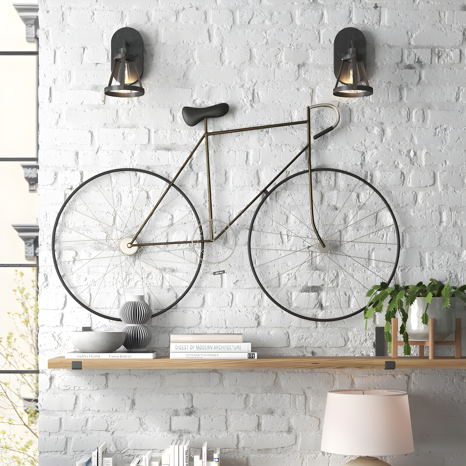 Industrial Transportation Wall Decor on Metal