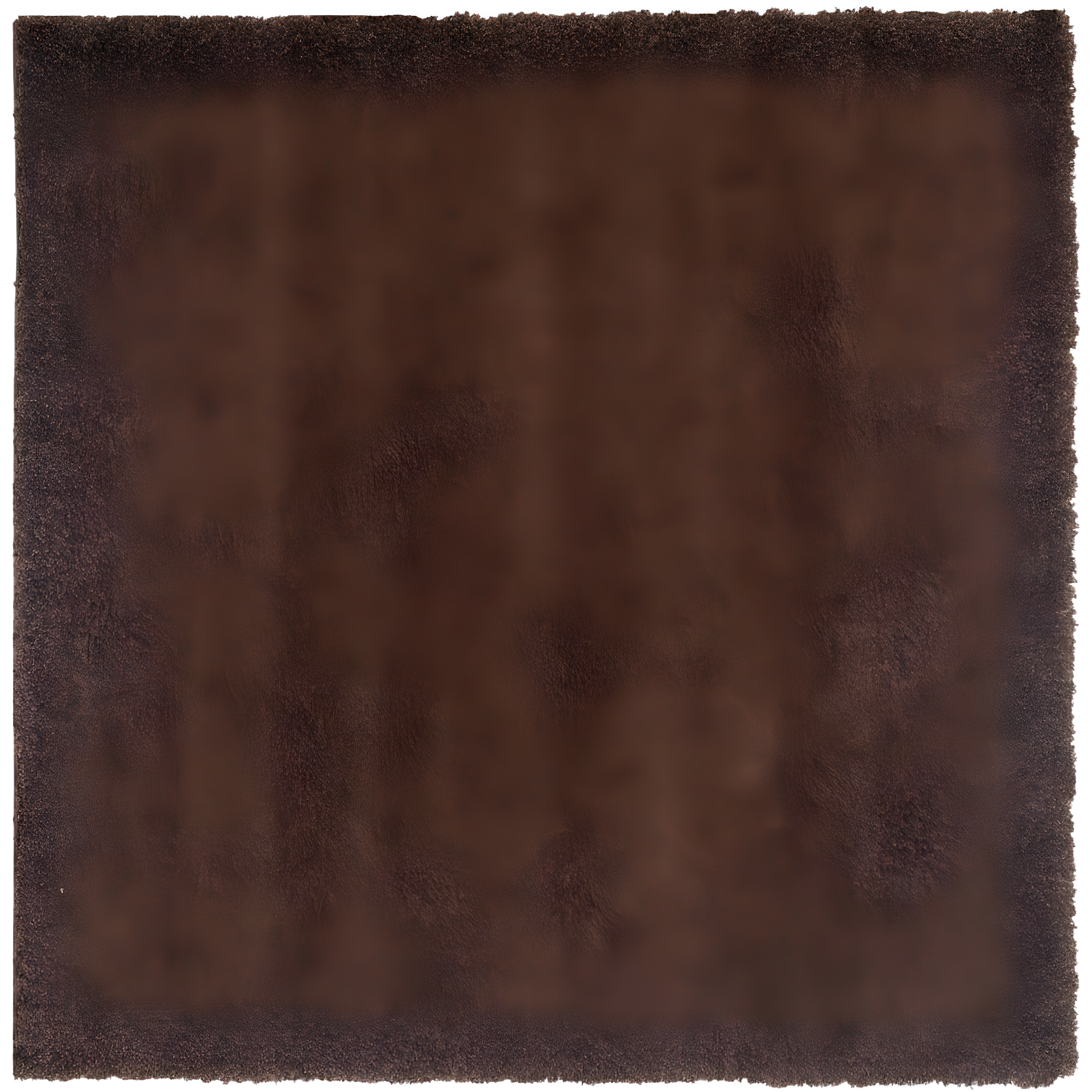 SAFAVIEH California Solid Plush Shag Area Rug, Brown, 6'7" x 6'7" Square