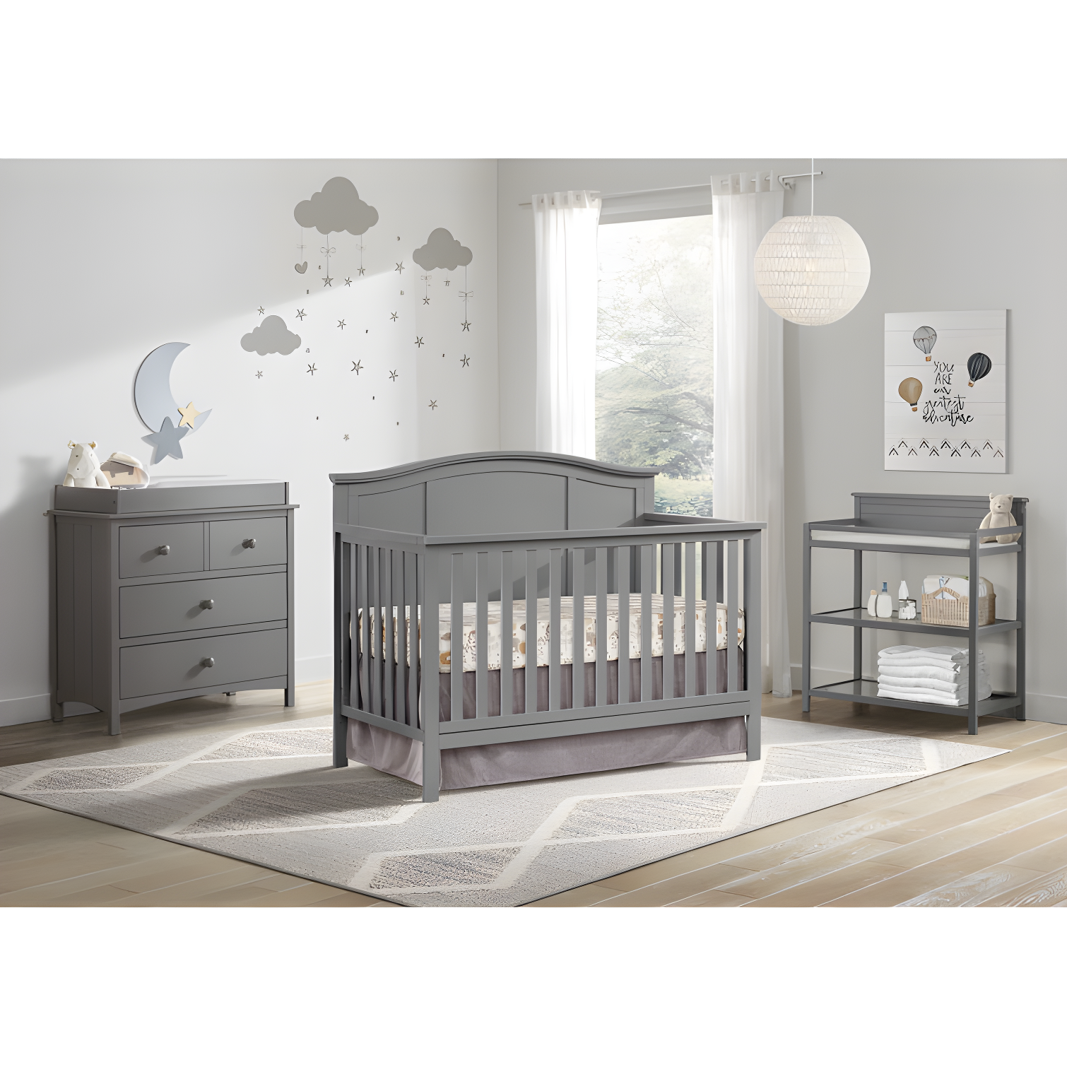 Emerson 4 In 1 Convertible Crib