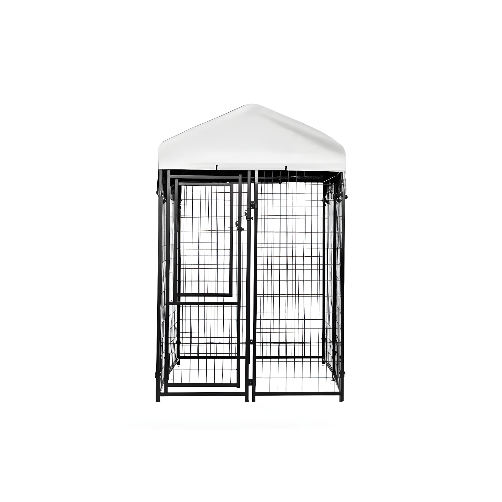 Kennels Direct Metal Kennel Kit with Cover
