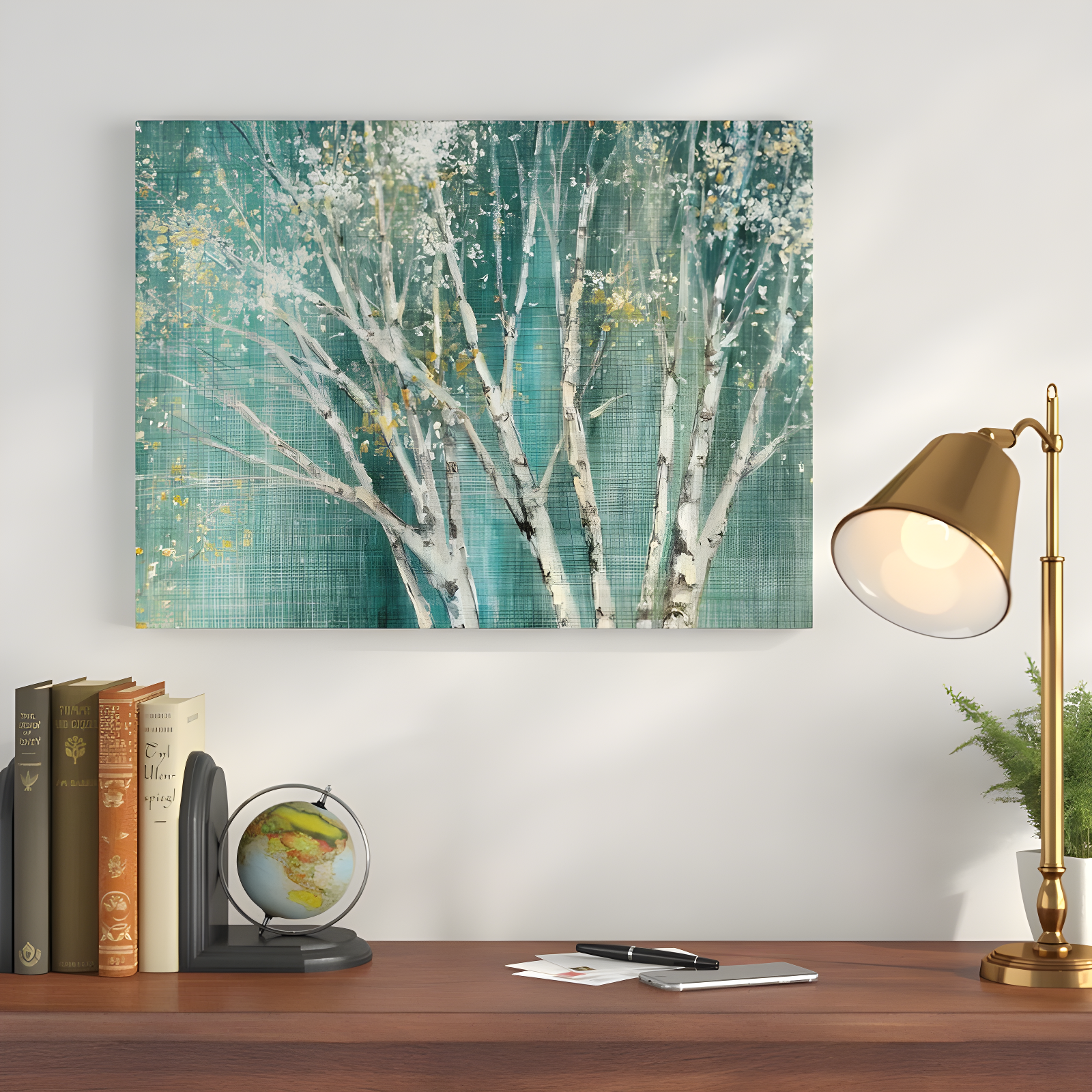 Winston Porter " Blue Birch " by Julia Purinton
