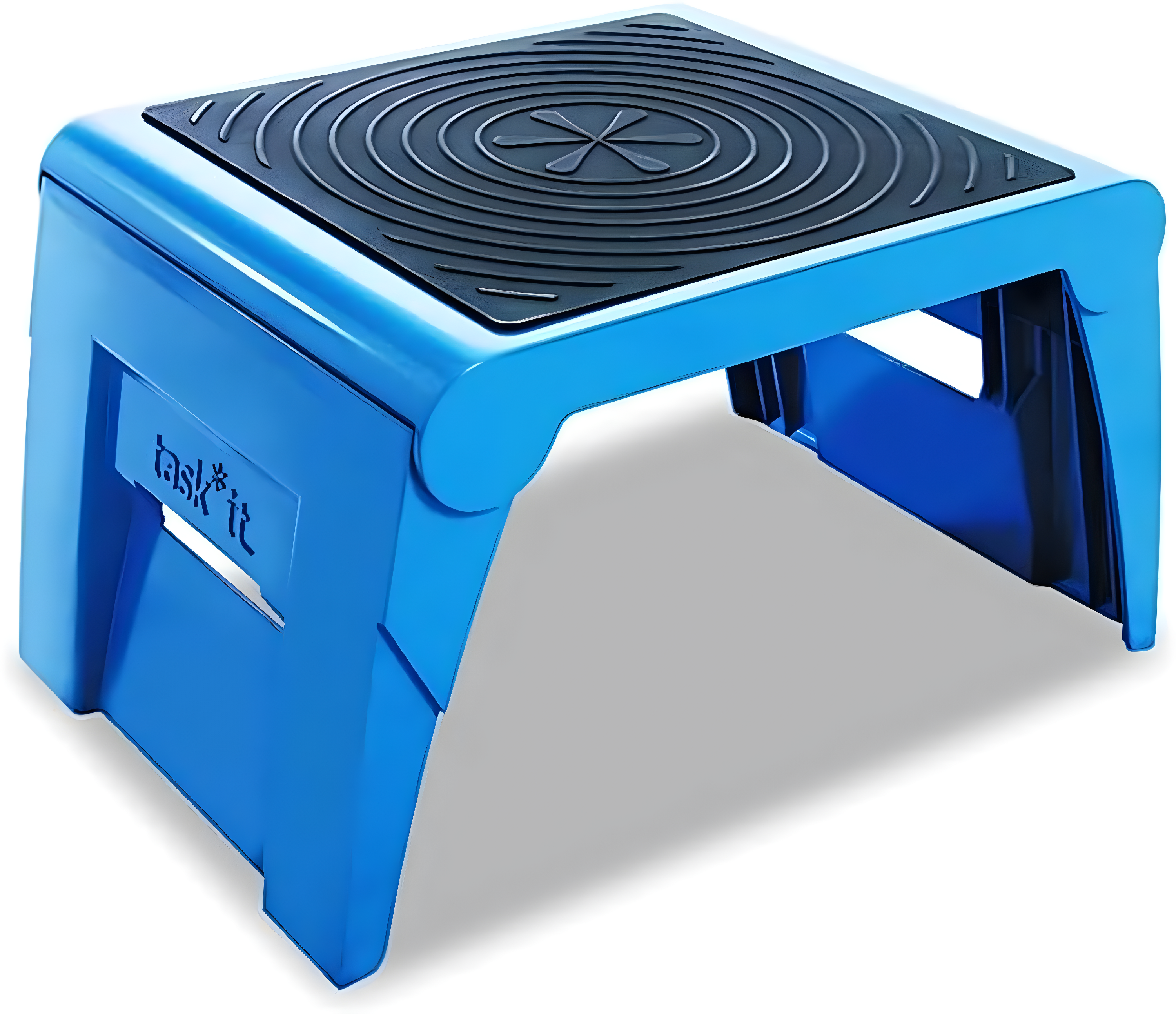 1 - Step Plastic Lightweight Folding Step Stool