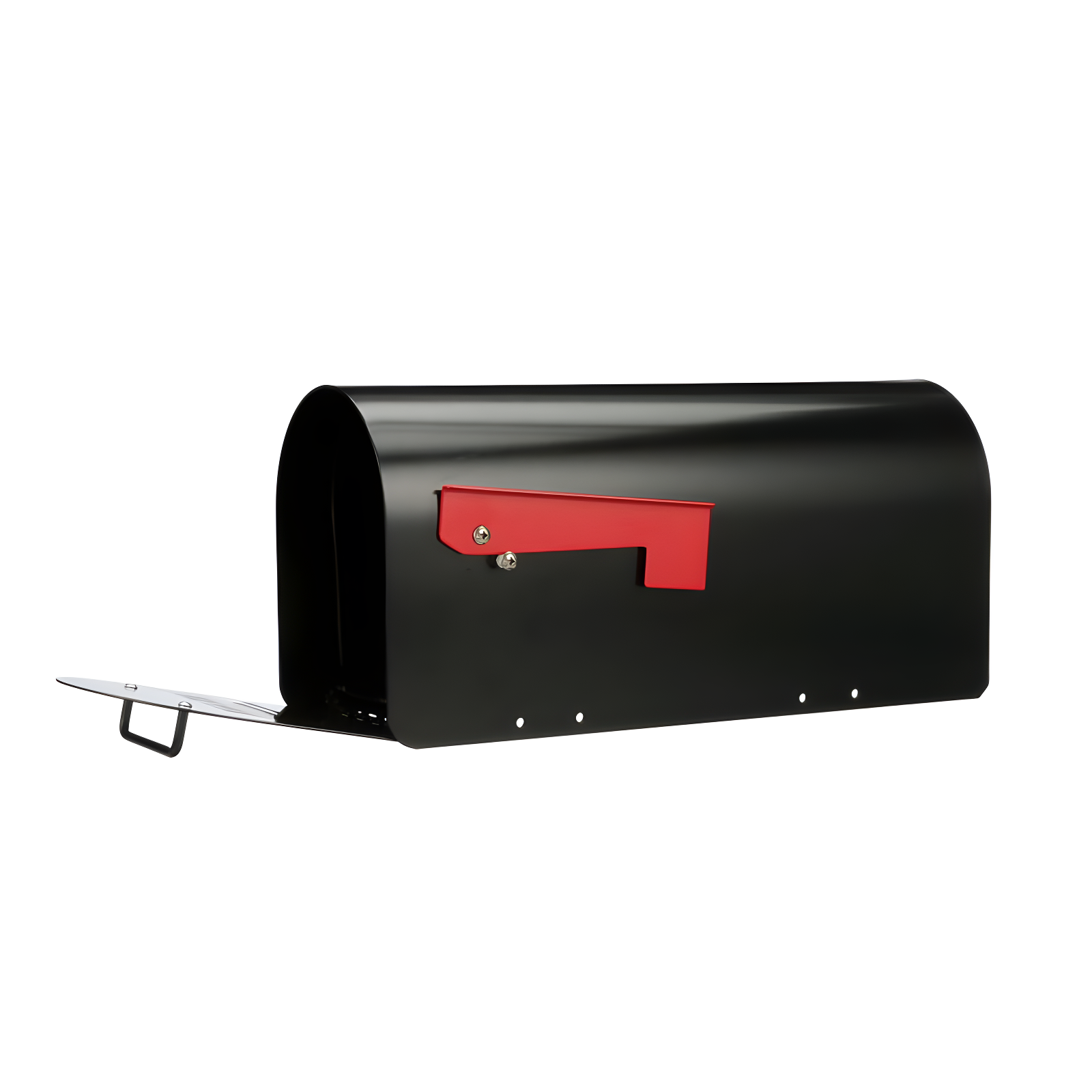 Architectural Mailboxes Ironside Post Mount Mailbox Black