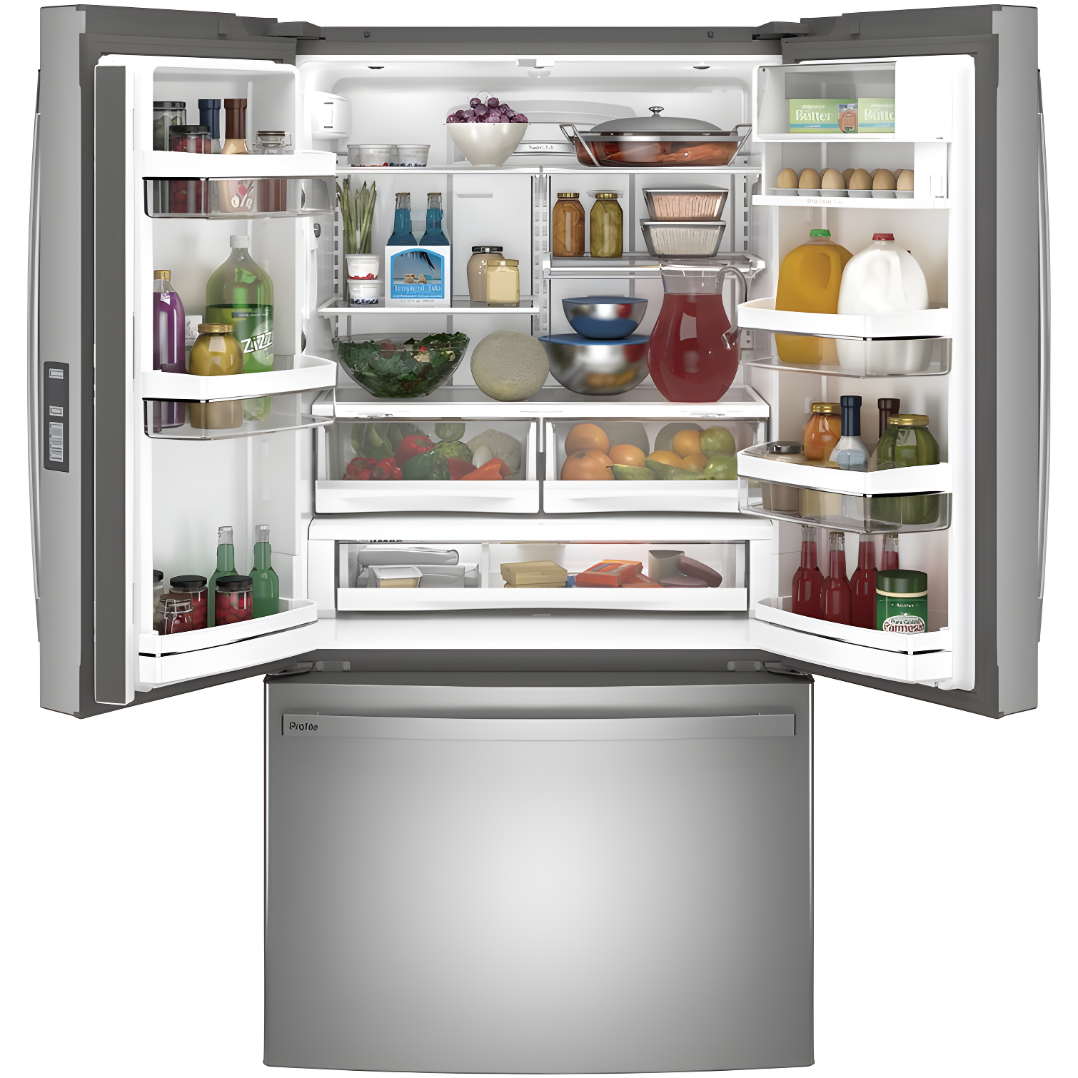 35.75" Counter Depth French Door 23.1 cu. ft. ENERGY STAR Refrigerator