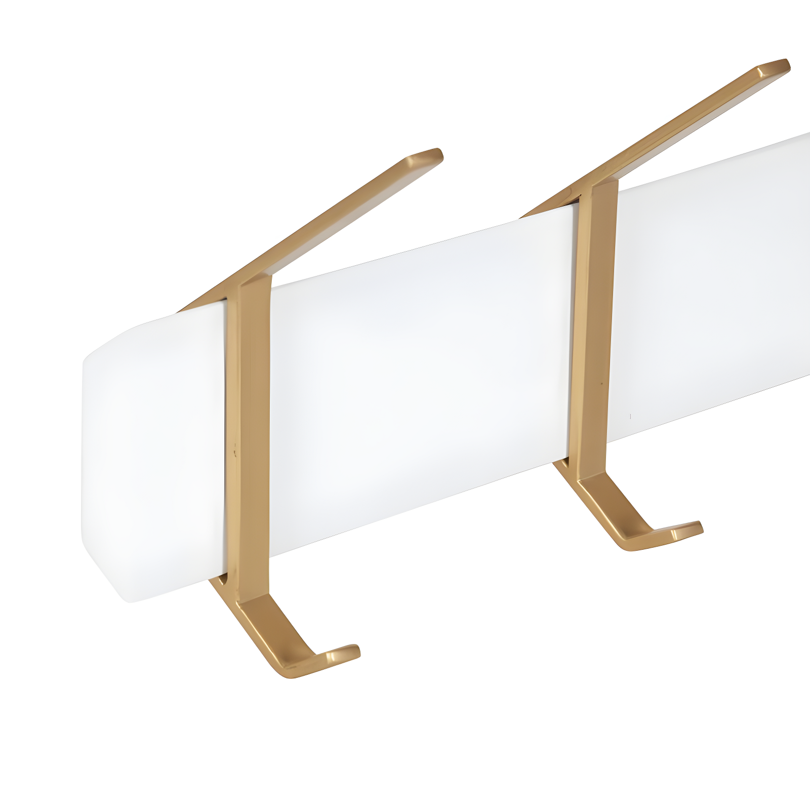 30"x6"x7.25" Rossmore Wood and Metal Hooks White - Kate & Laurel All Things Decor: Modern Wall-Mounted Storage