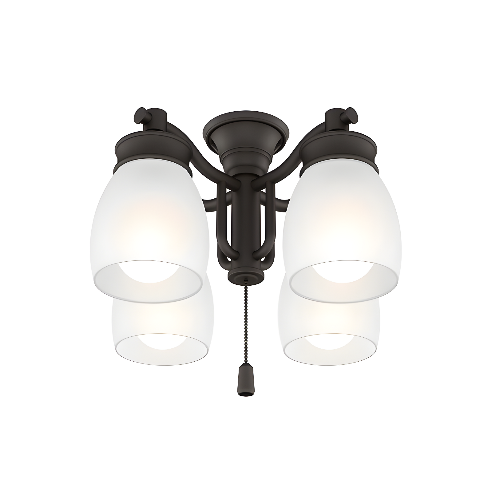 11'' 4 - Light Maiden Bronze Branched Ceiling Fan Light Kit