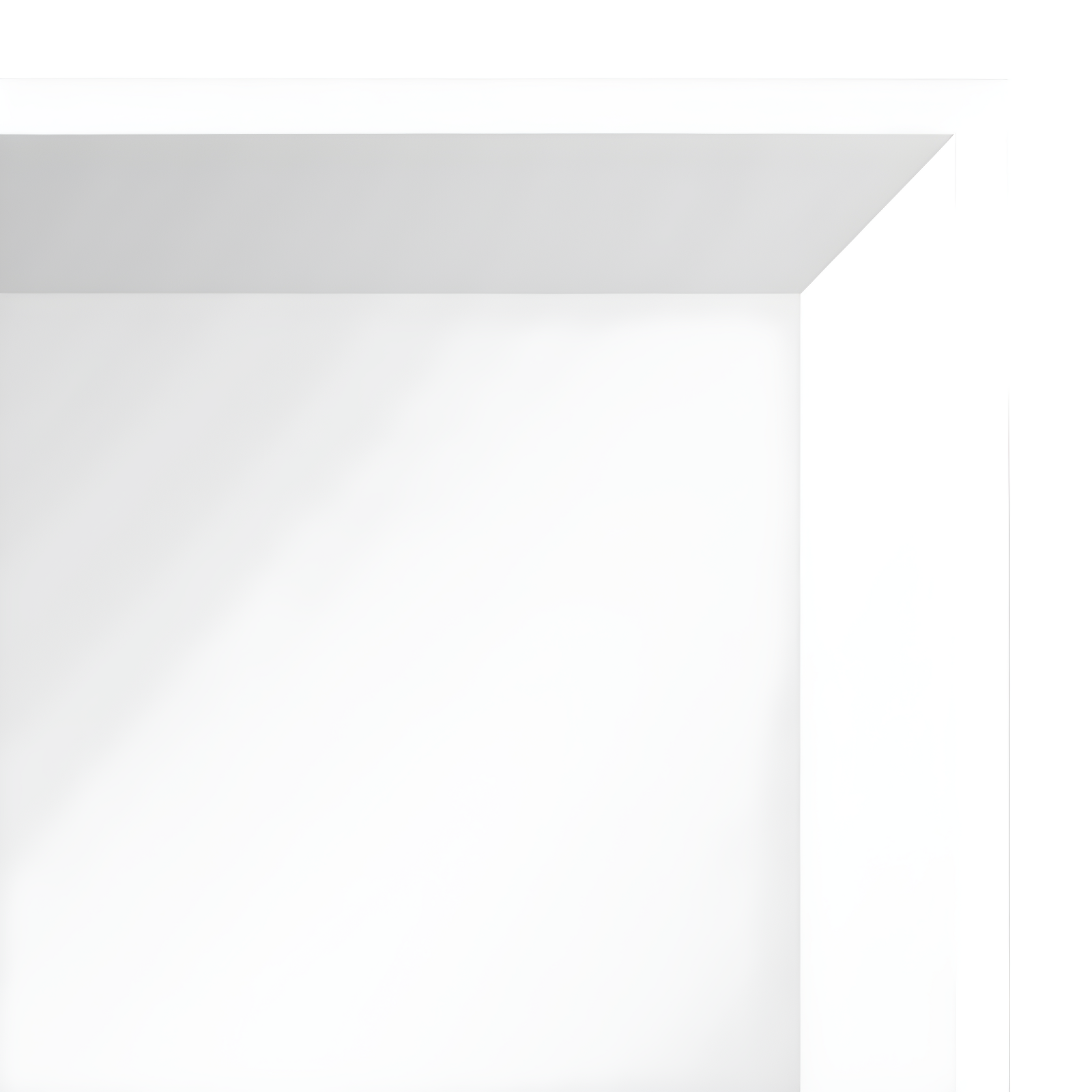 24.7" x 36.7" Rhodes Rectangle Wall Mirror White - Kate & Laurel All Things Decor: Modern, Beveled, Easy to Hang