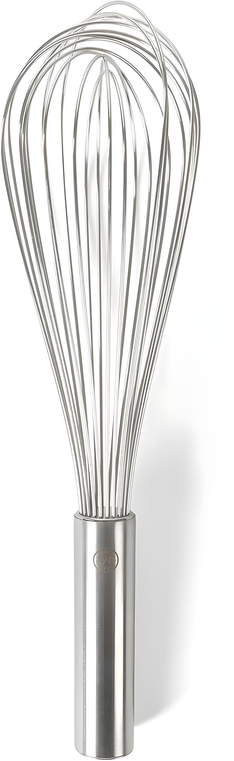 12" Stainless Steel Balloon Whisk with Satin Finish