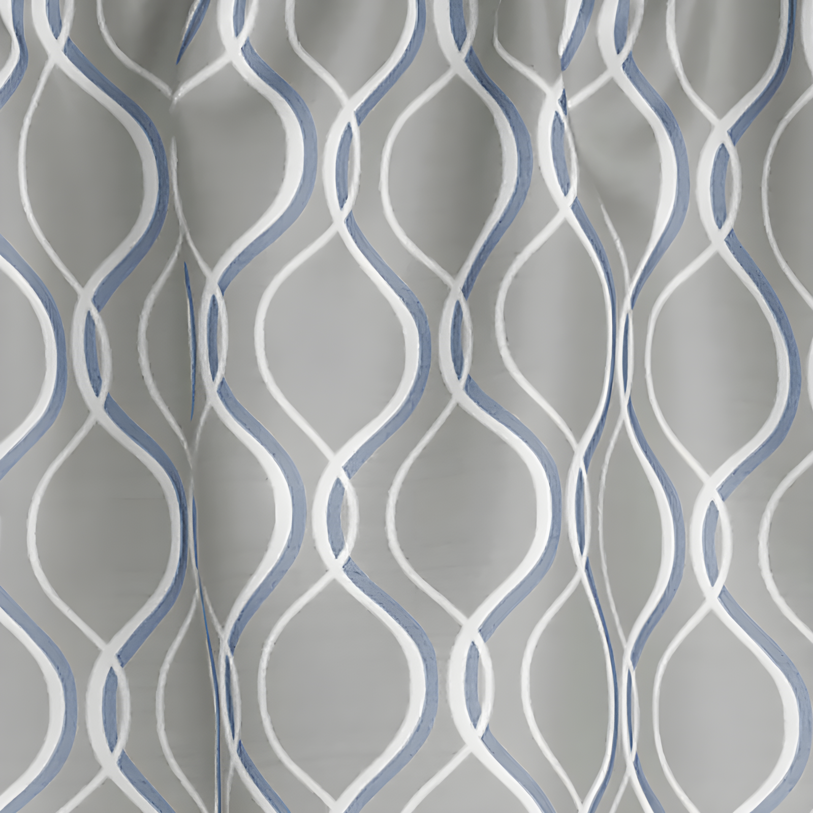 Curtainworks Bettie Geometric Tailored 58" Window Valance