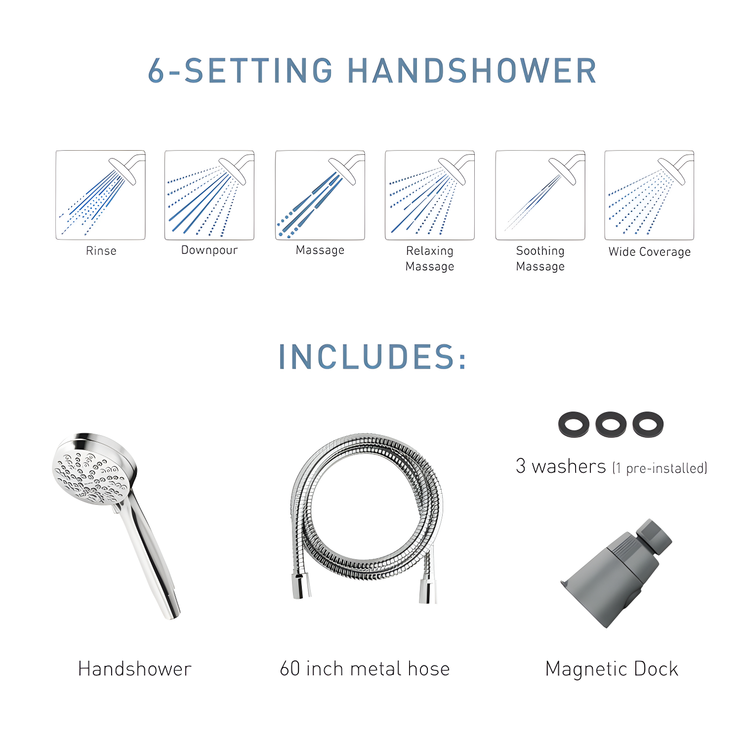 Engage Handshower with Spot Resist