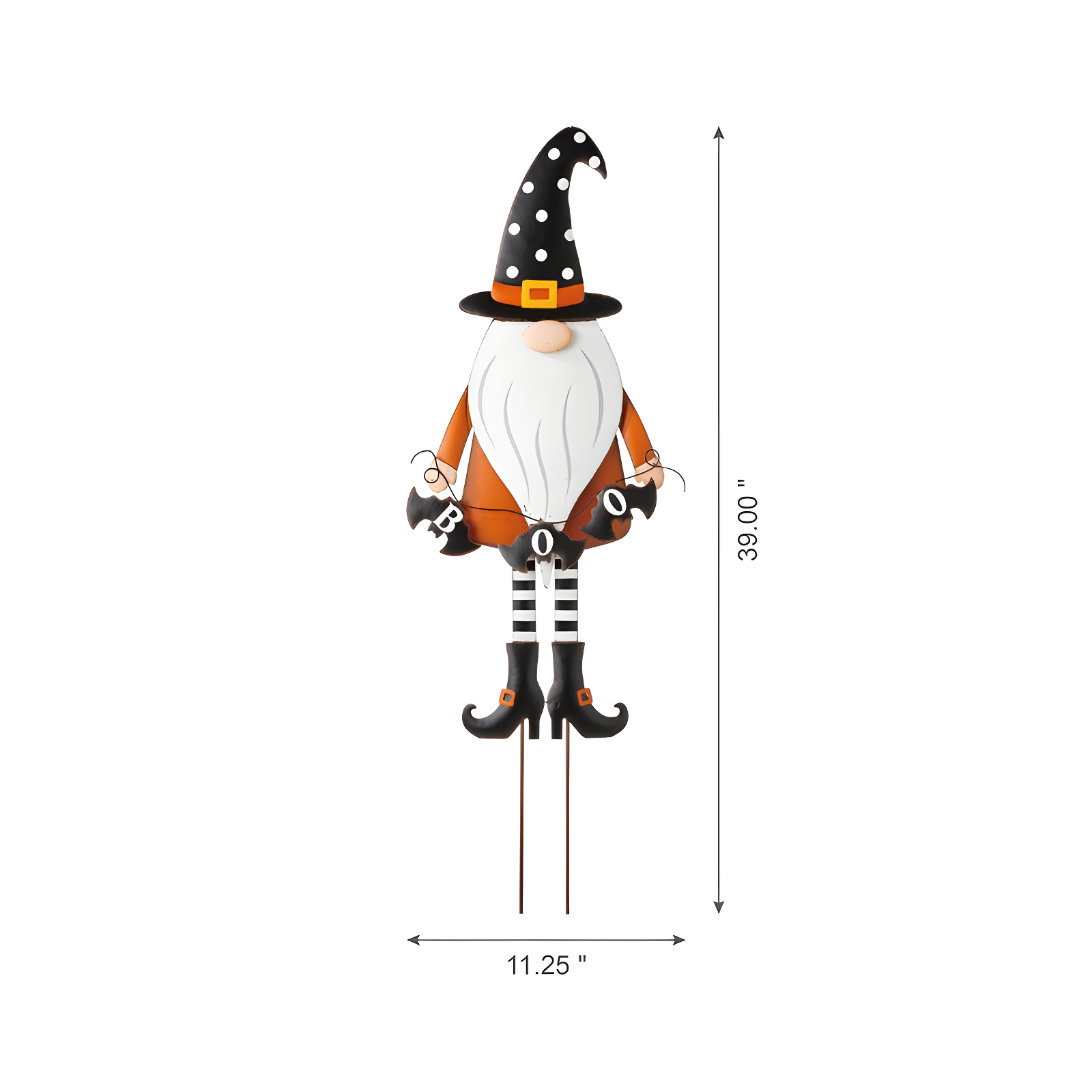 Jetlink Crafts Halloween Gnome Metal Yard Stake