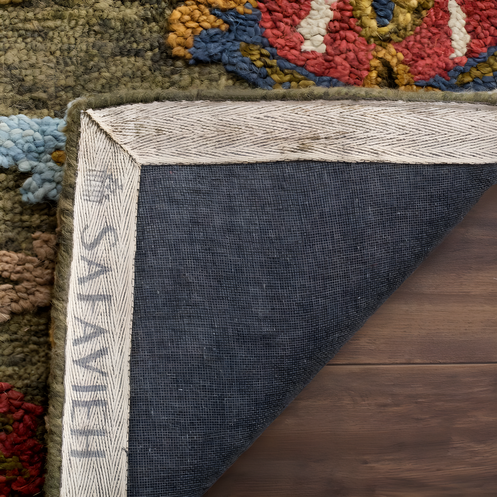 Blossom BLM402 Hand Tufted Area Rug - Green/Multi - 6'x6' - Safavieh.