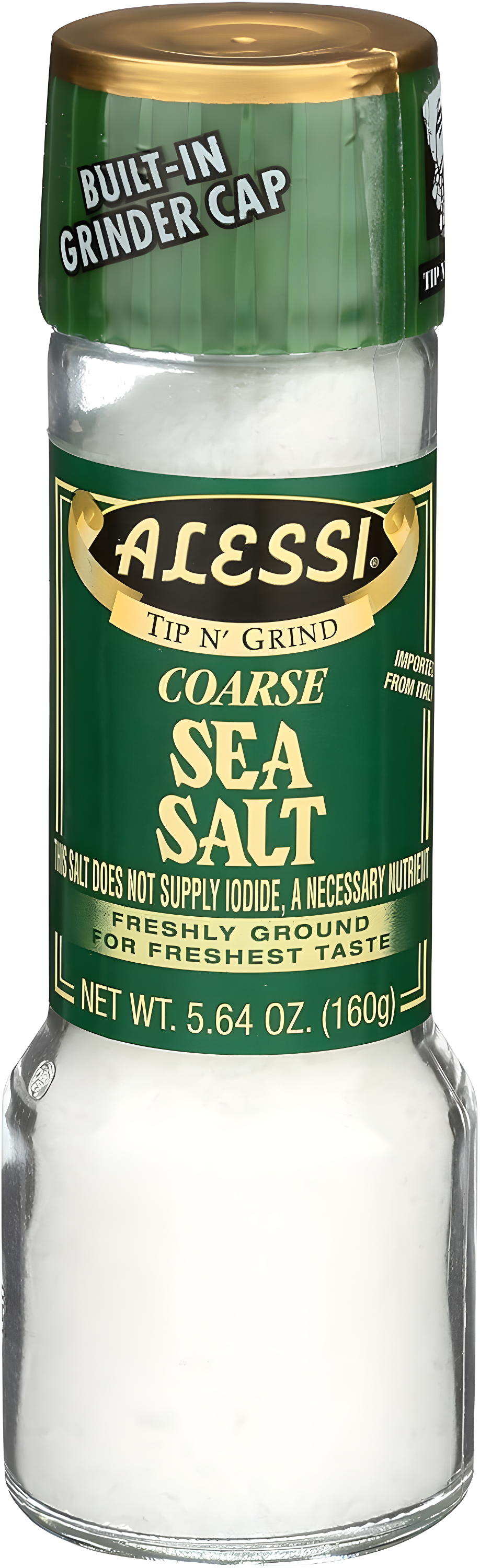 Alessi Grinder Sea Salt, 5.64 Ounce