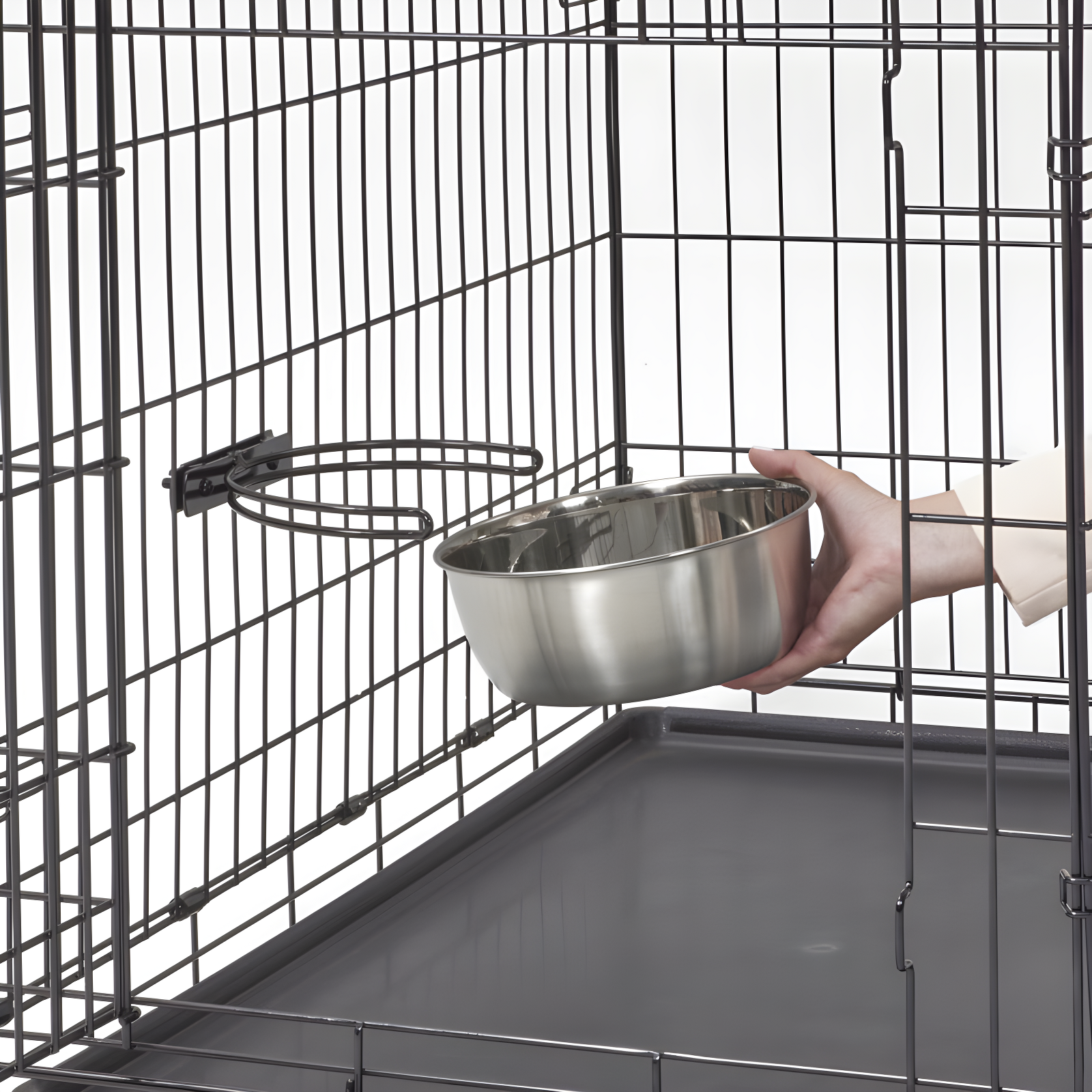Midwest Homes For Pets MidWest Homes for Pets Snap'y Fit Stainless Steel Food Bowl / Pet Bowl