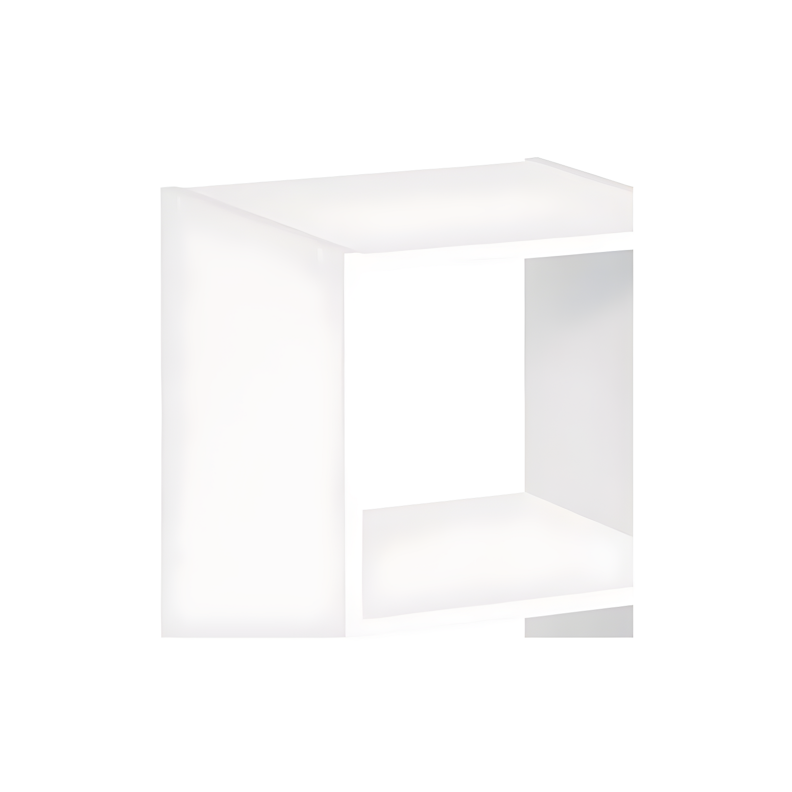 ClosetMaid 4583 Heavy Duty Decorative Bookcase Open Back 8-Cube Storage Organizer in White with Hardware for Closet, Office, or Toys