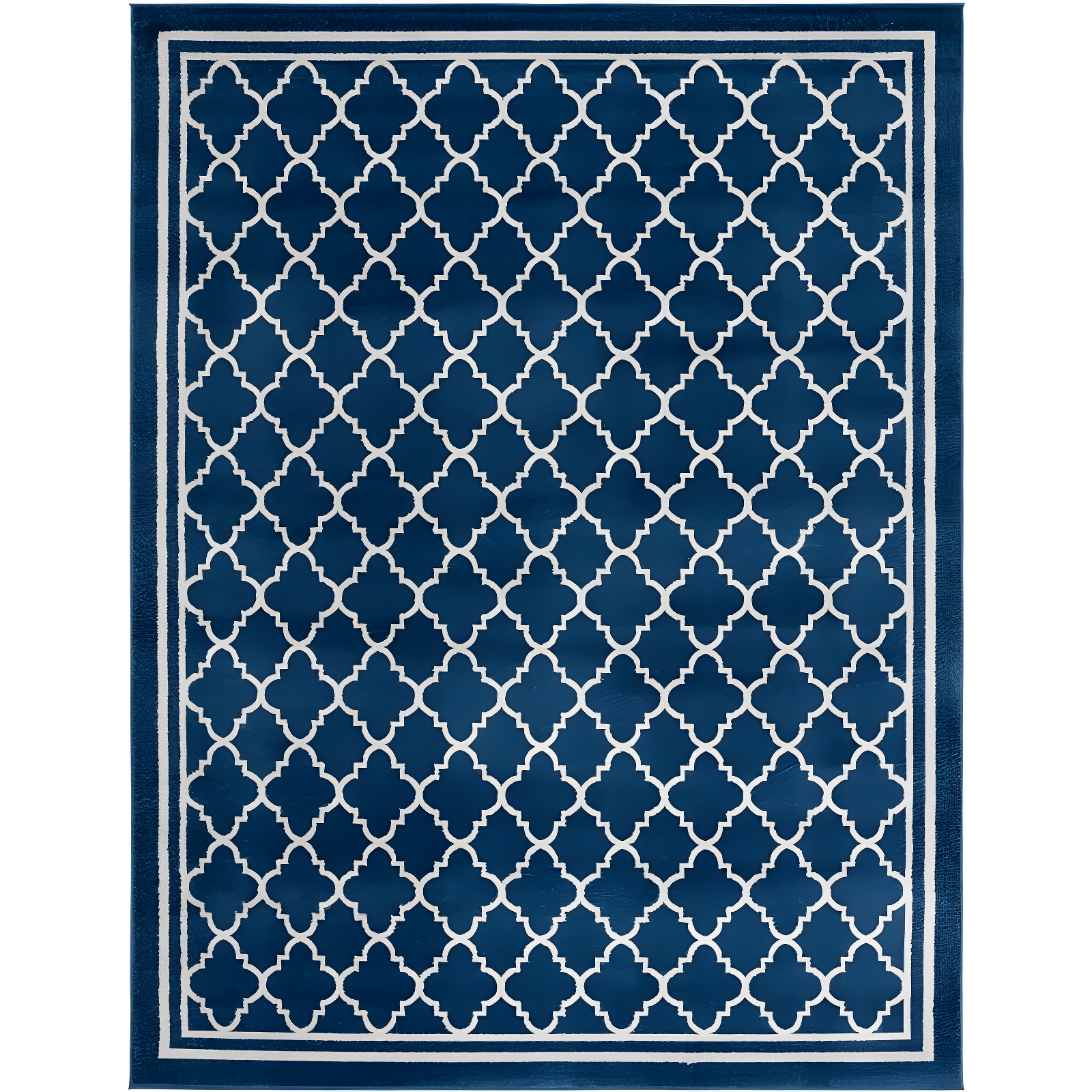 Amherst AMT422 Power Loomed Indoor Area Rug - Navy/Beige - 8'x10' - Safavieh