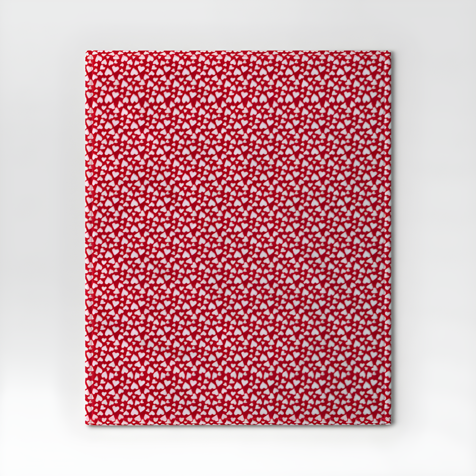 Recycled Poly Printed Paper Cut Hearts Plush Throw Pink/Red - Room Essentials™