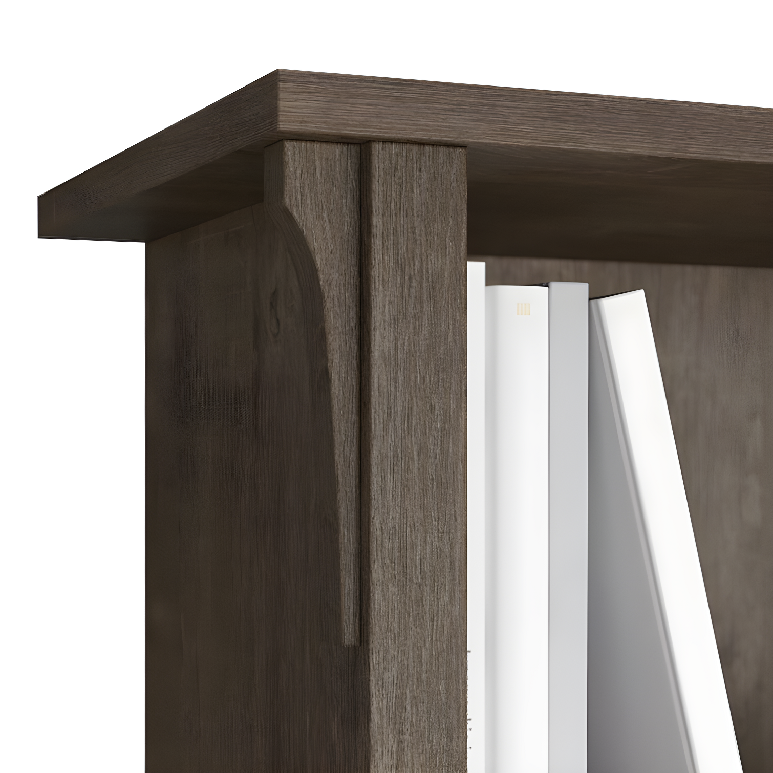 Khadesha 5 Shelf 63" Standard Bookcase