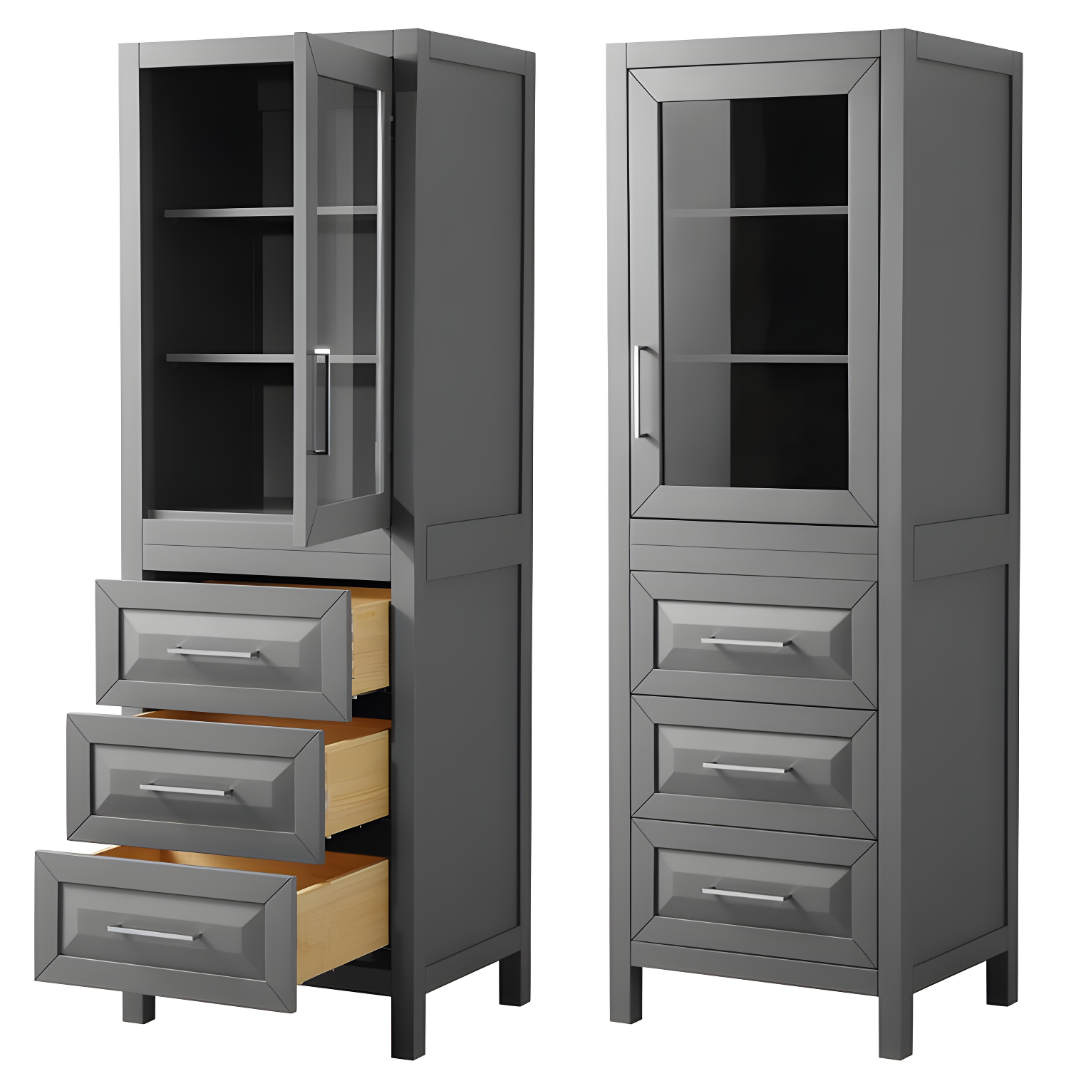 Daria Freestanding Linen Cabinet