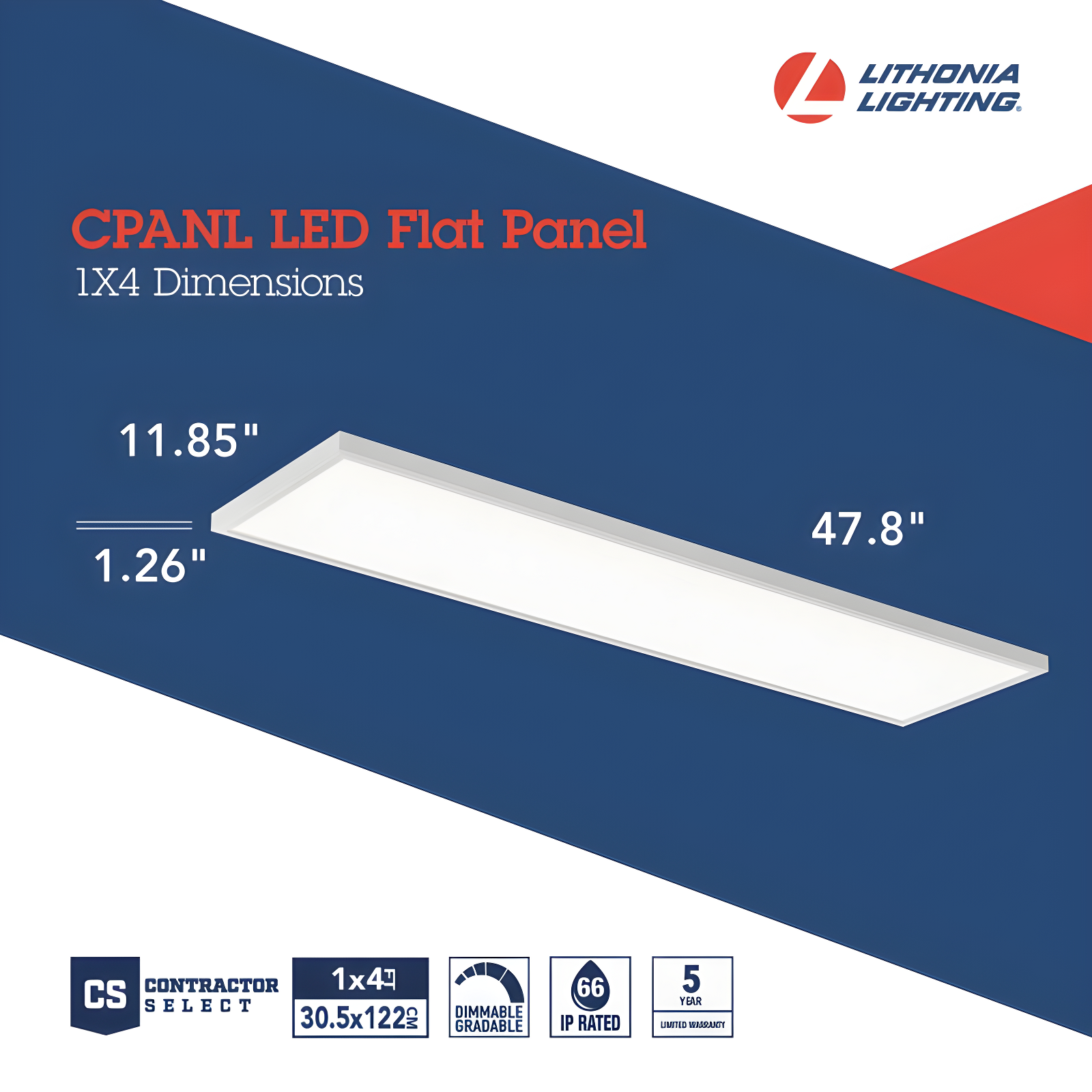 Dimmable Square Flat Panel Ceiling Light