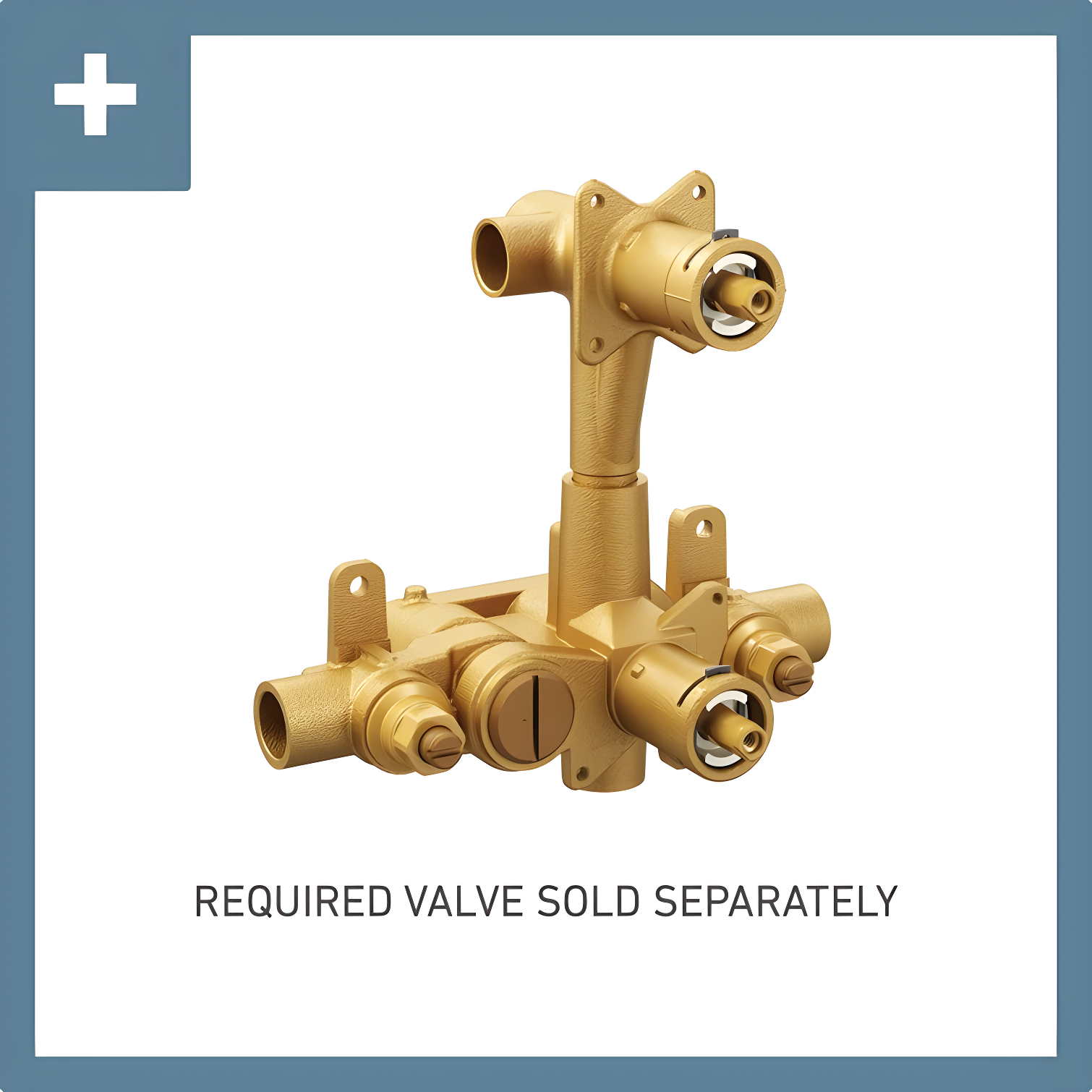 Align Three Function Thermostatic Shower Faucet Trim
