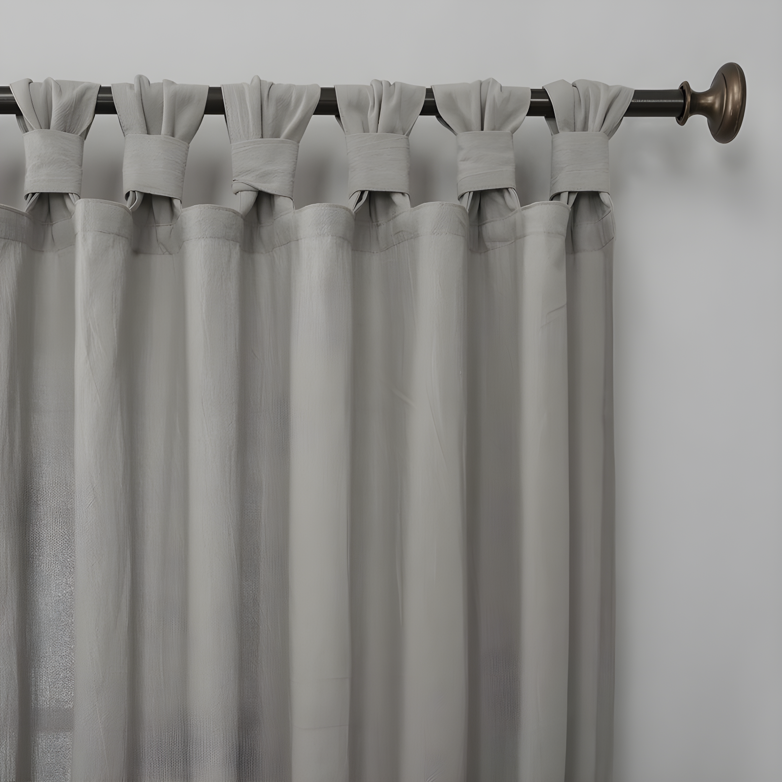 Archaeo Sarro Washed Cotton Semi-Sheer Tab Top Curtain Panel