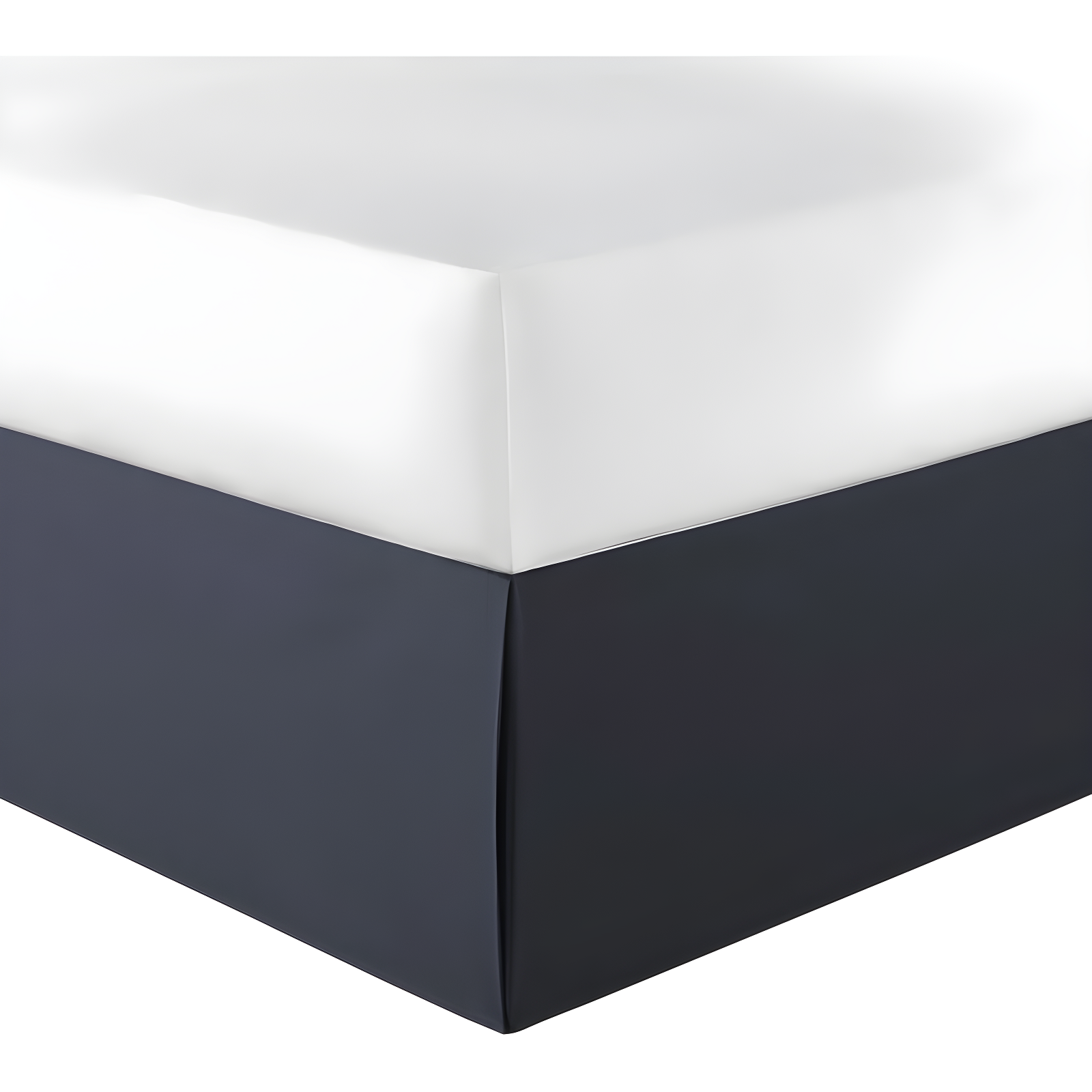 Nautica Solid Bedskirt 100% Cotton Fitted 15" Bed Skirt